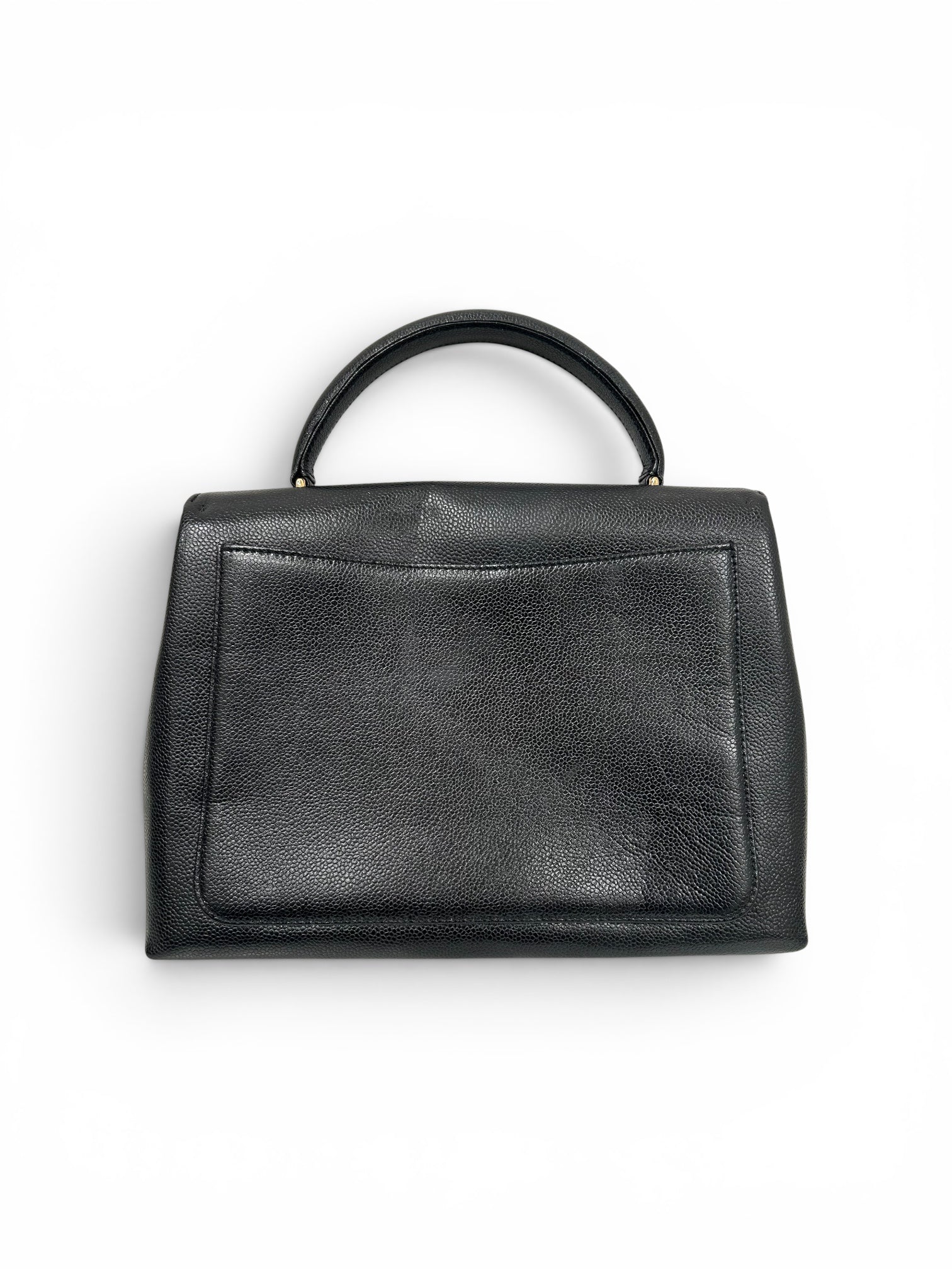 CHANEL/Bag/Leather/BLK/Caviar Kelly view 2