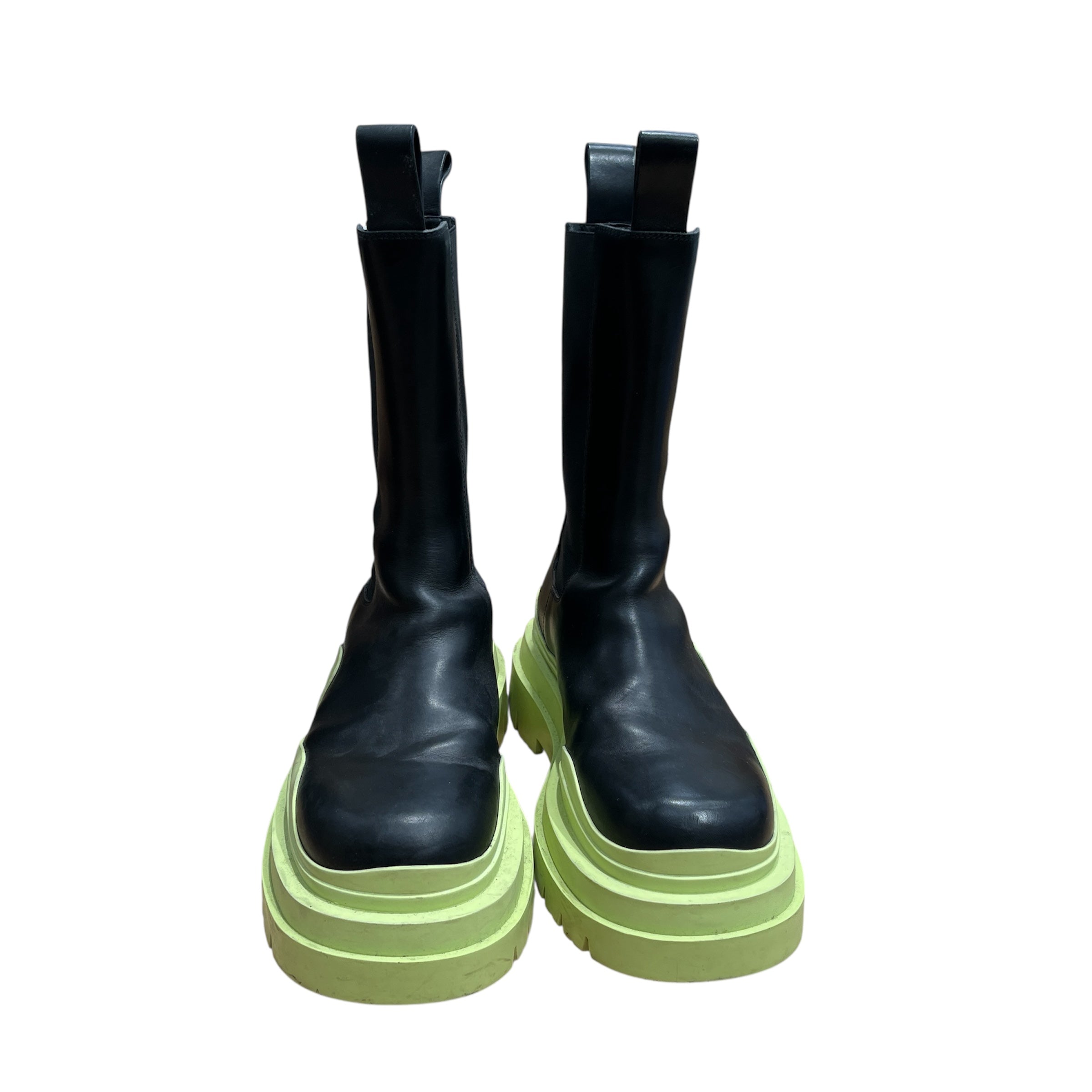 BOTTEGA VENETA/Boots/EU 37.5/Leather/BLK/TIRE view 4