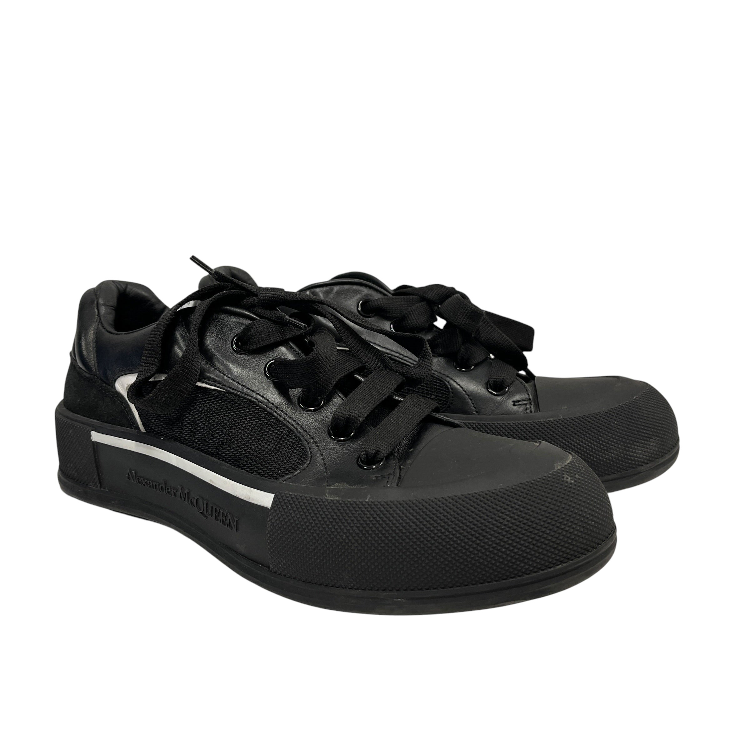Alexander McQueen/Low-Sneakers/EU 41/BLK/Straight Tip/ view 1