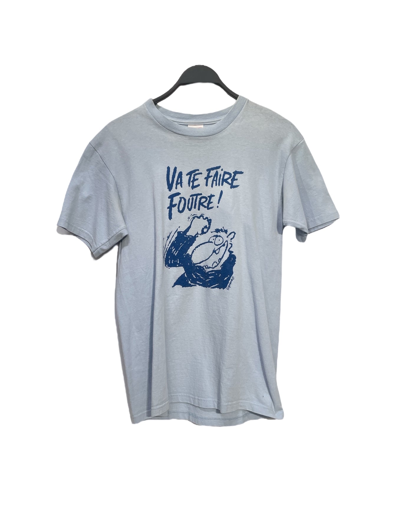 Supreme/T-Shirt/M/Cotton/BLU/VA TE FAIRE FOUTRE – 2nd STREET USA