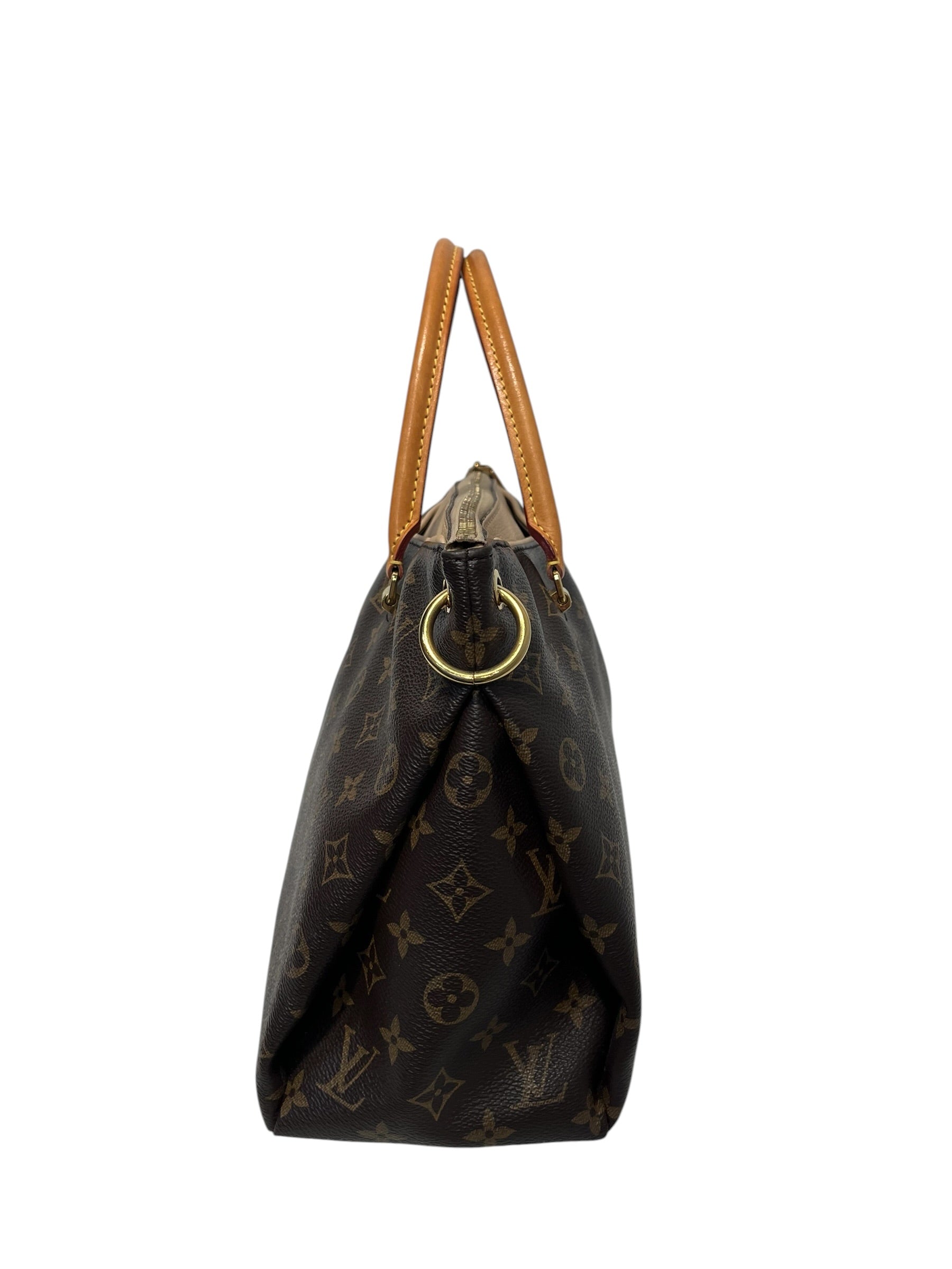 LOUIS VUITTON/Hand Bag/Monogram/Leather/BRW/Pallas view 3