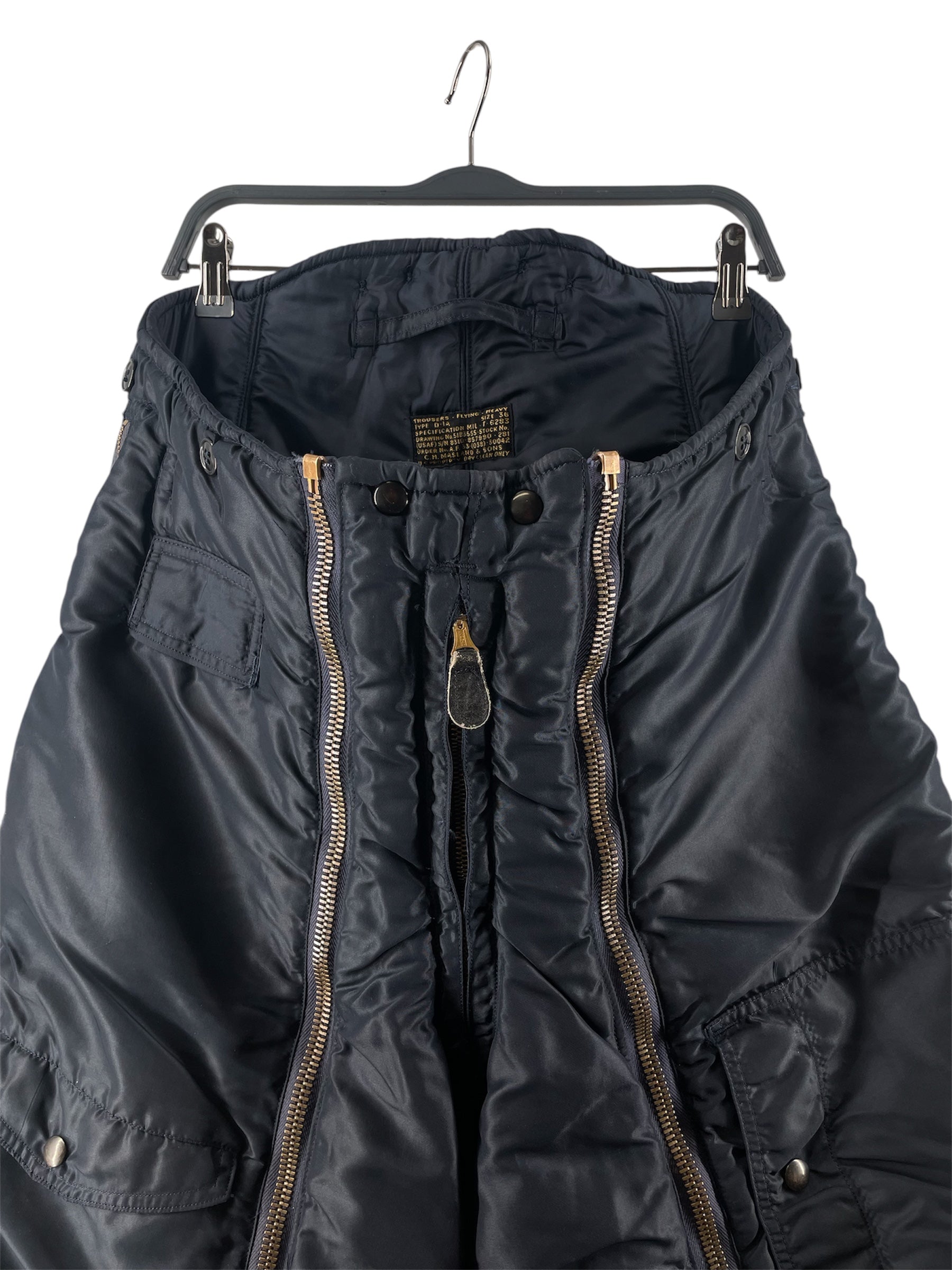 GROTURE/Bottoms/36/Nylon/NVY/Joggers/FULL ZIP FLIGHT PANT view 4