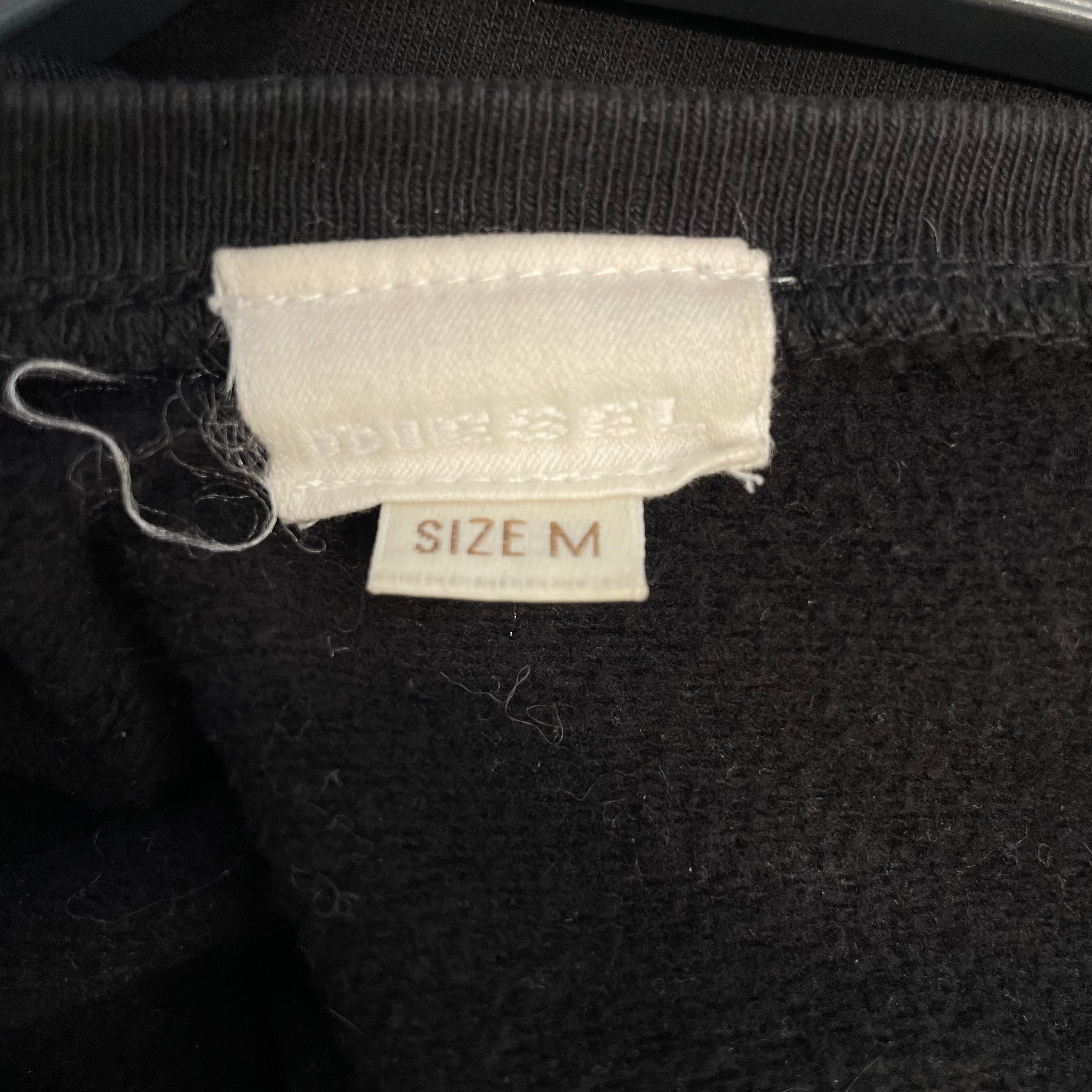DIESEL/Sweatshirt/M/Cotton/BLK/SKULL W BREAST POCKET view 3