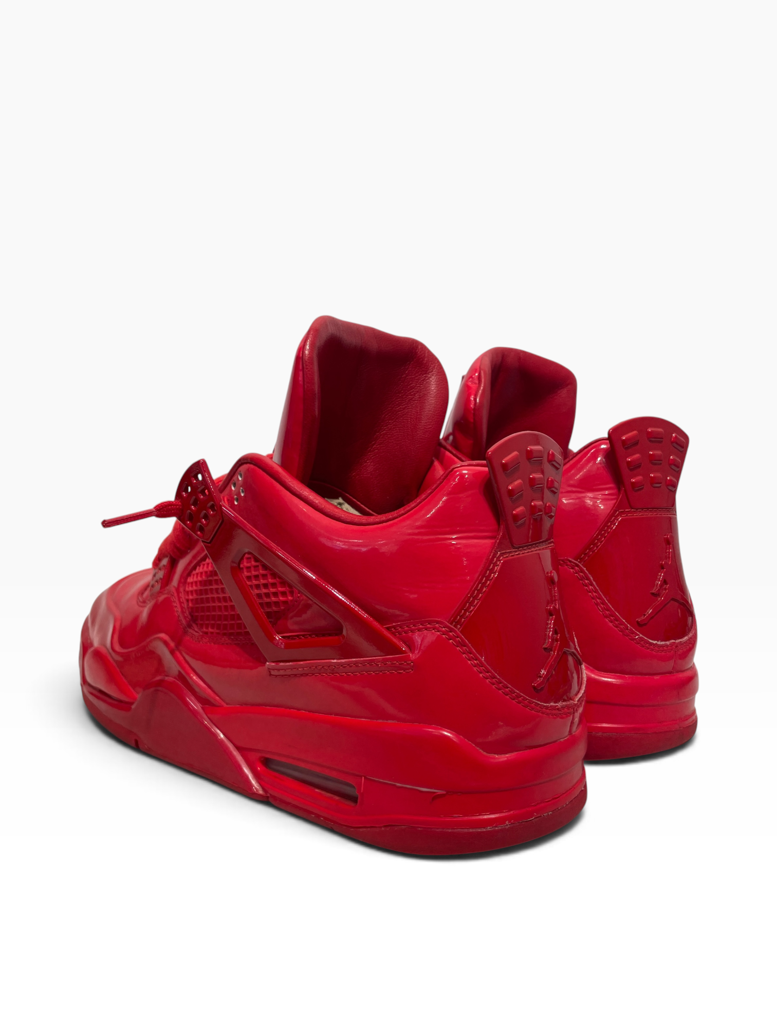 NIKE/Low-Sneakers/US 12/Leather/RED/JORDAN 4 "LAB4 RED" view 2