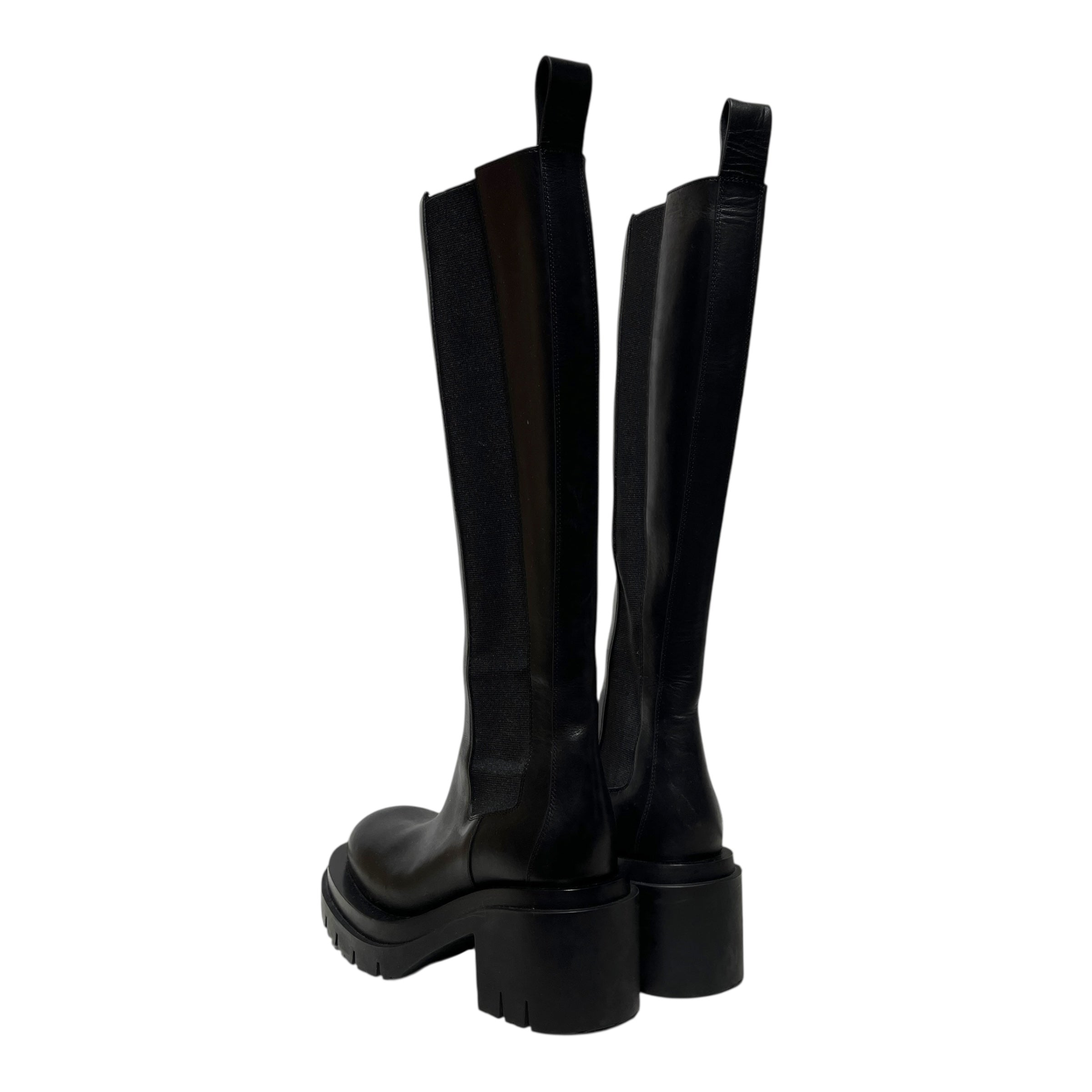 BOTTEGA VENETA/Long Boots/EU 35.5/Leather/BLK/ view 2