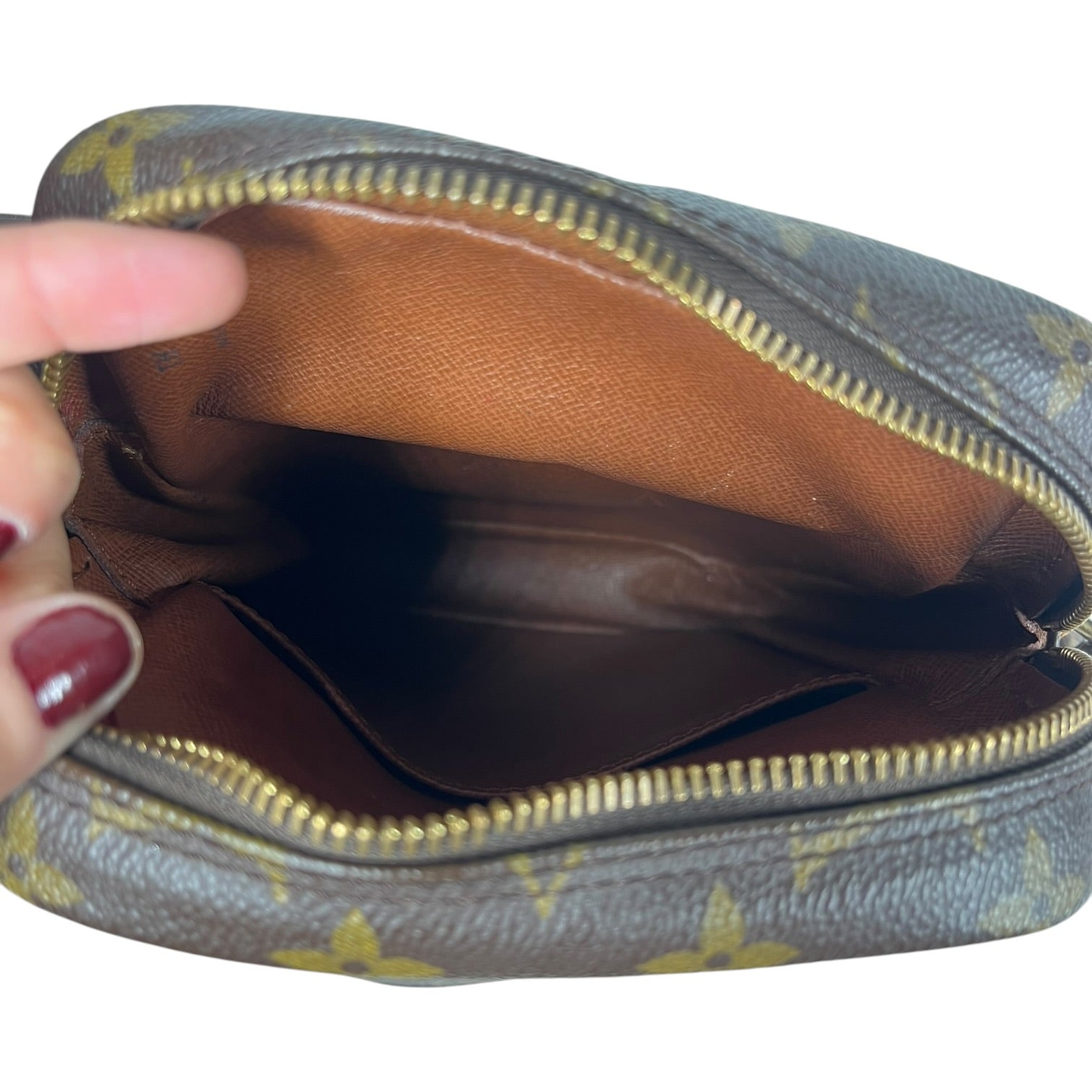 LOUIS VUITTON/Cross Body Bag/Monogram/Leather/BRW/Vintage Amazone Bag view 3