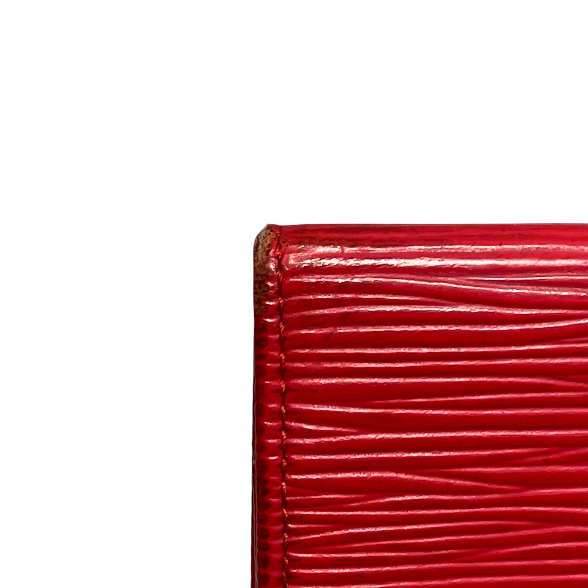 LOUIS VUITTON/Leather/RED/L's/RED EPI LEATHER KEY HOLDER view 10