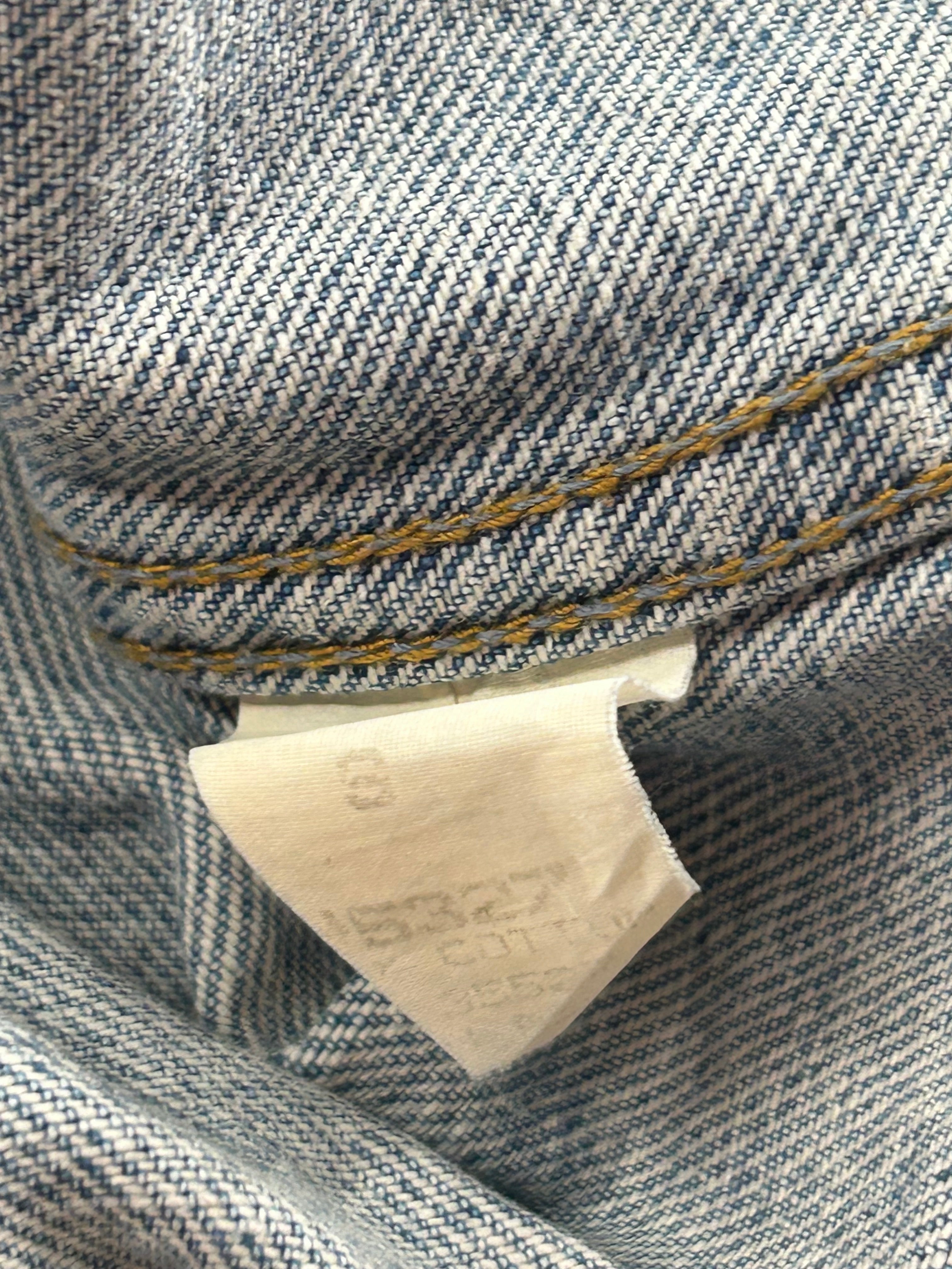 MARITHE FRANCOIS GIRBAUD/Denim Jkt/S/Denim/BLU/HELLO KITTY view 3