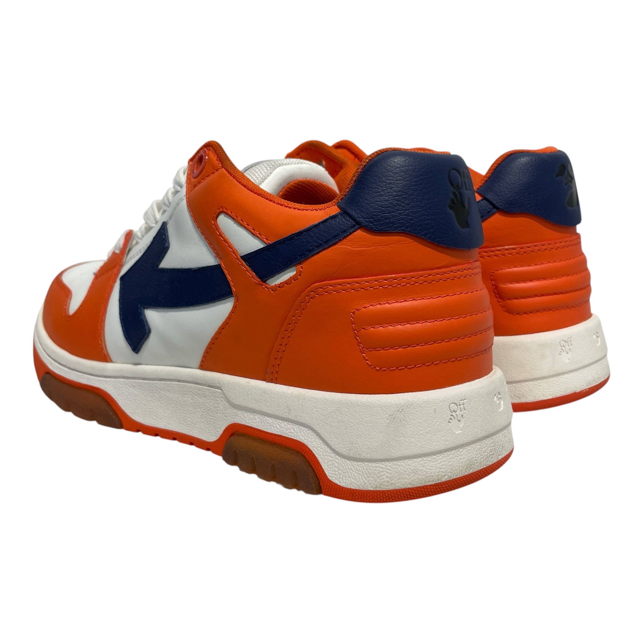 OFF-WHITE/Low-Sneakers/EU 42/Leather/ORN/OUT OF OFFICE ORANGE & BLUE view 2