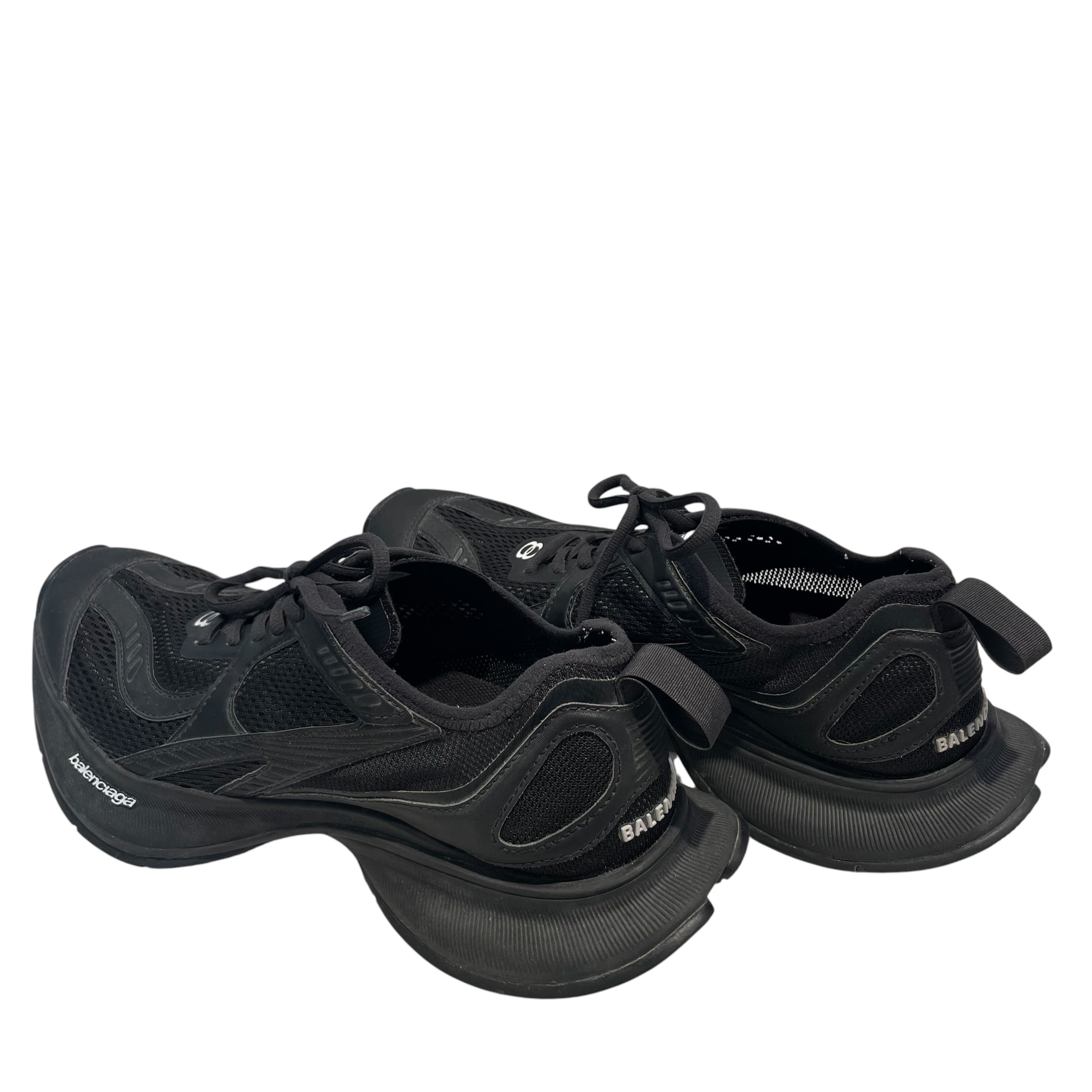 BALENCIAGA/Low-Sneakers/US 9/Nylon/BLK/cicuit 793944 all black view 2