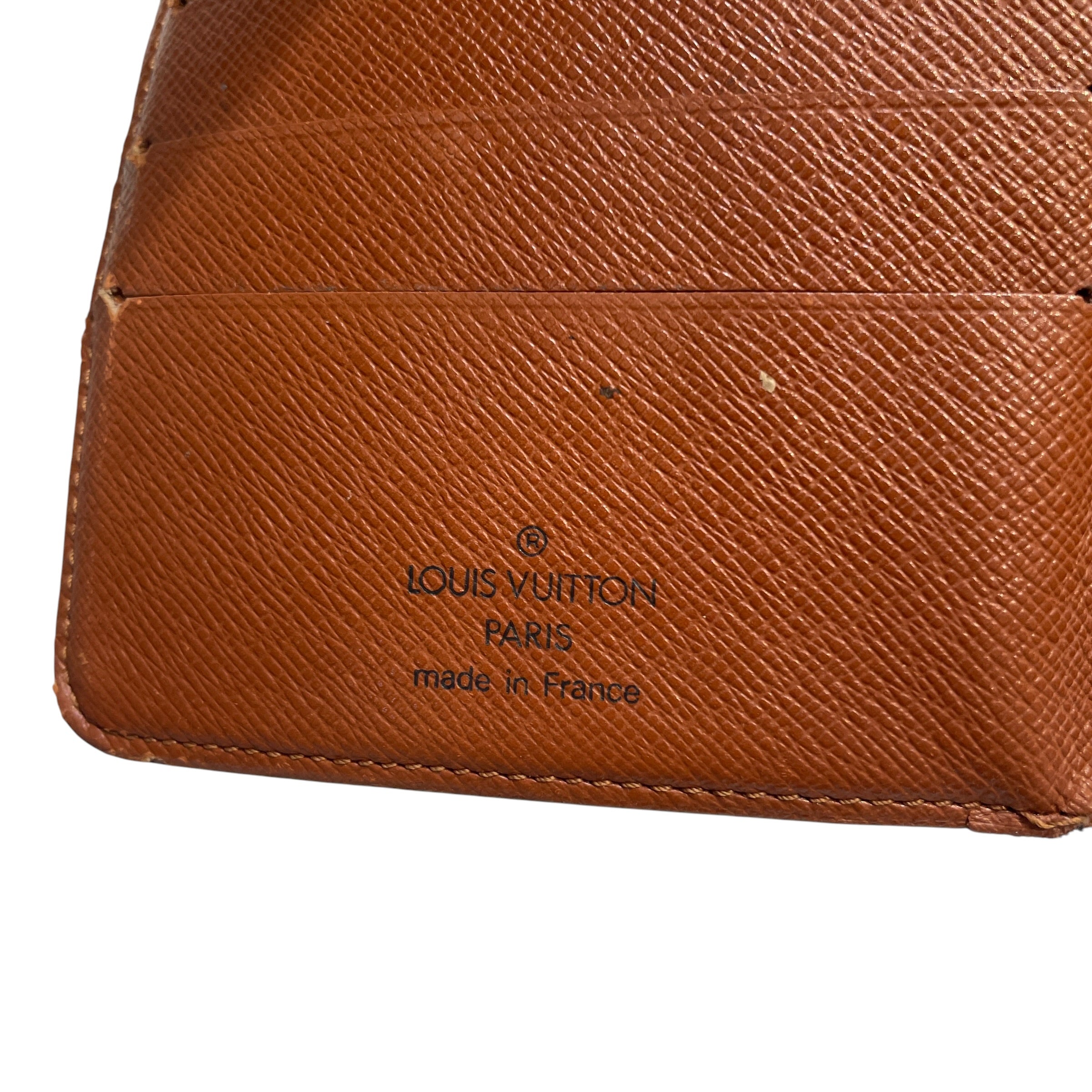 LOUIS VUITTON/Bifold Wallet/Monogram/Leather/BRW/Compact Zip Wallet view 7