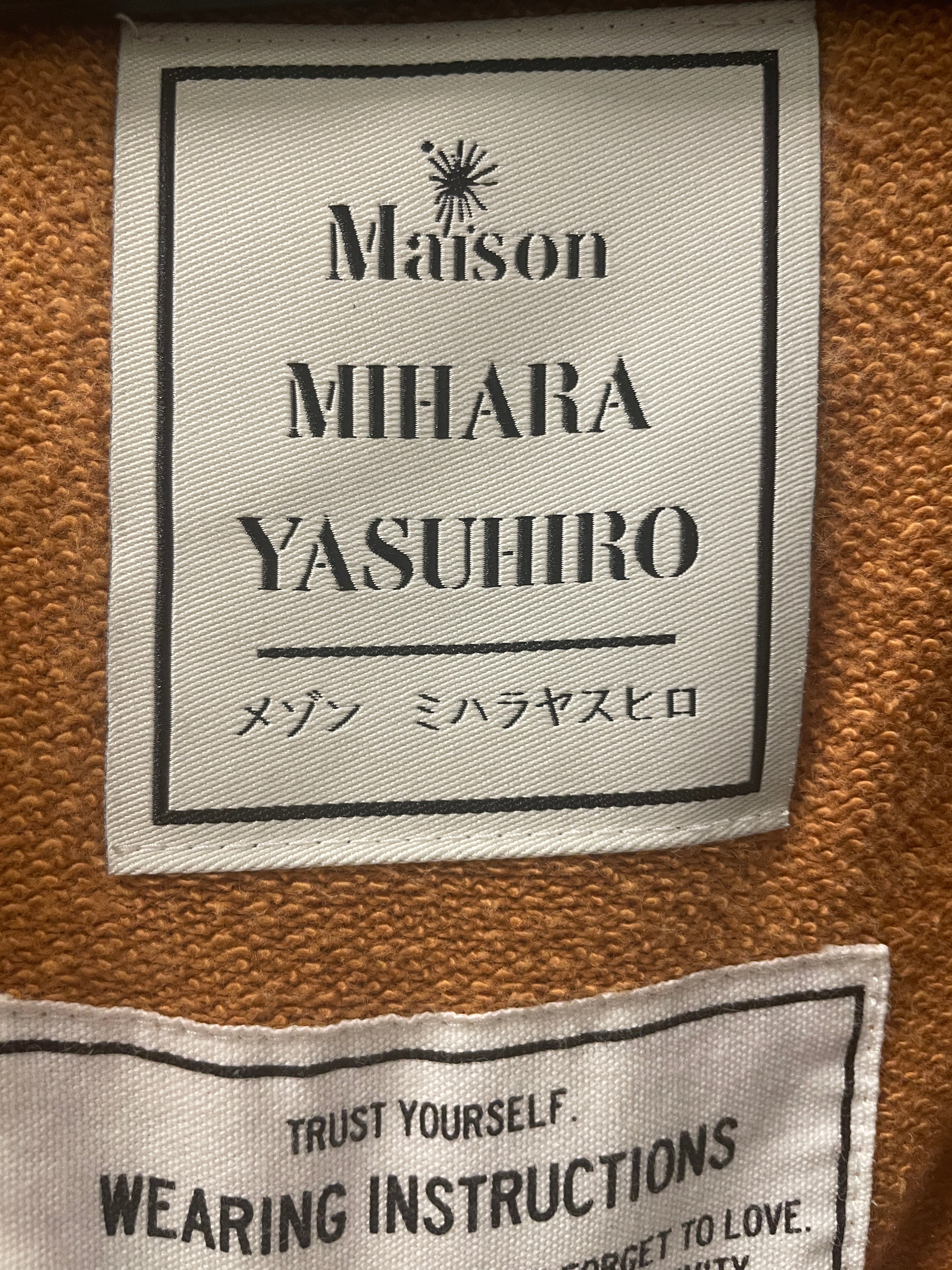 MIHARA YASUHIRO/Zip Up Hoodie/XXXS/Cotton/MLT/BLCK/BROWN/DETACHABLE view 3