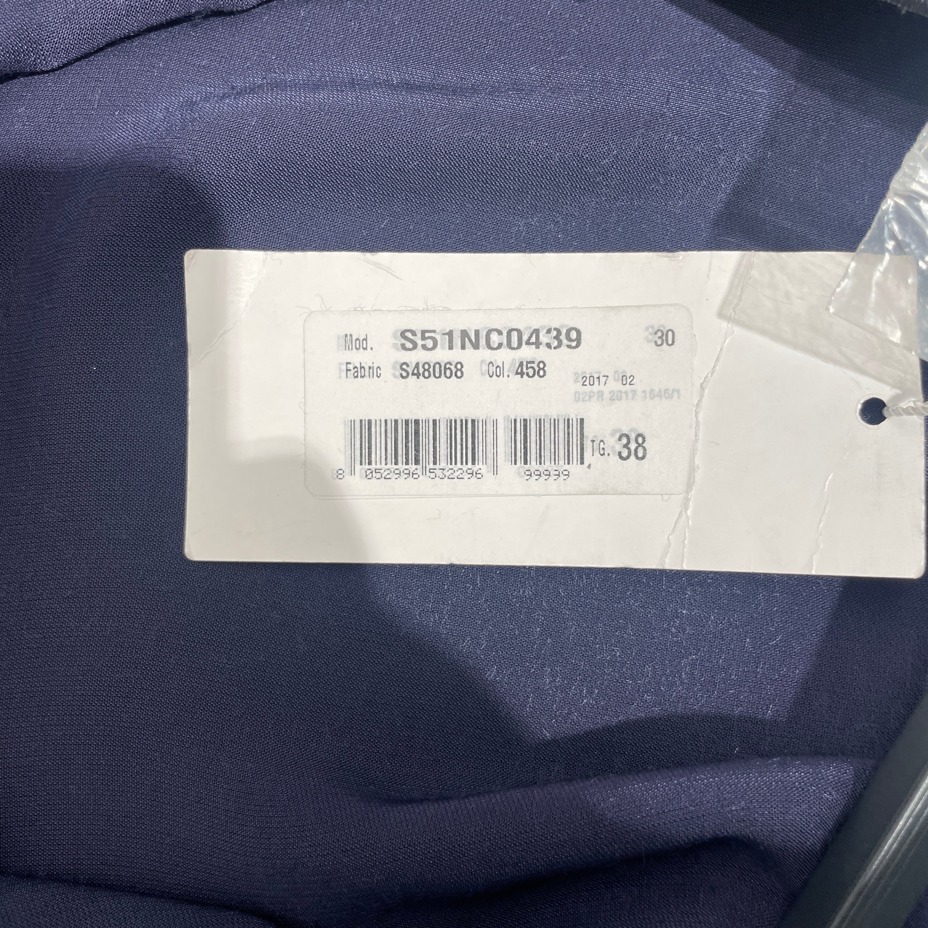 Maison Margiela/LS Blouse/38/BLU/Rayon/Plain view 4