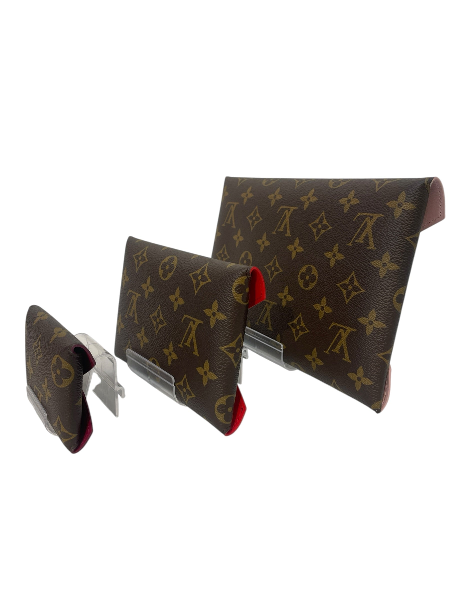 LOUIS VUITTON/Pouch/Monogram/Leather/BRW/kirigami pochette set view 2