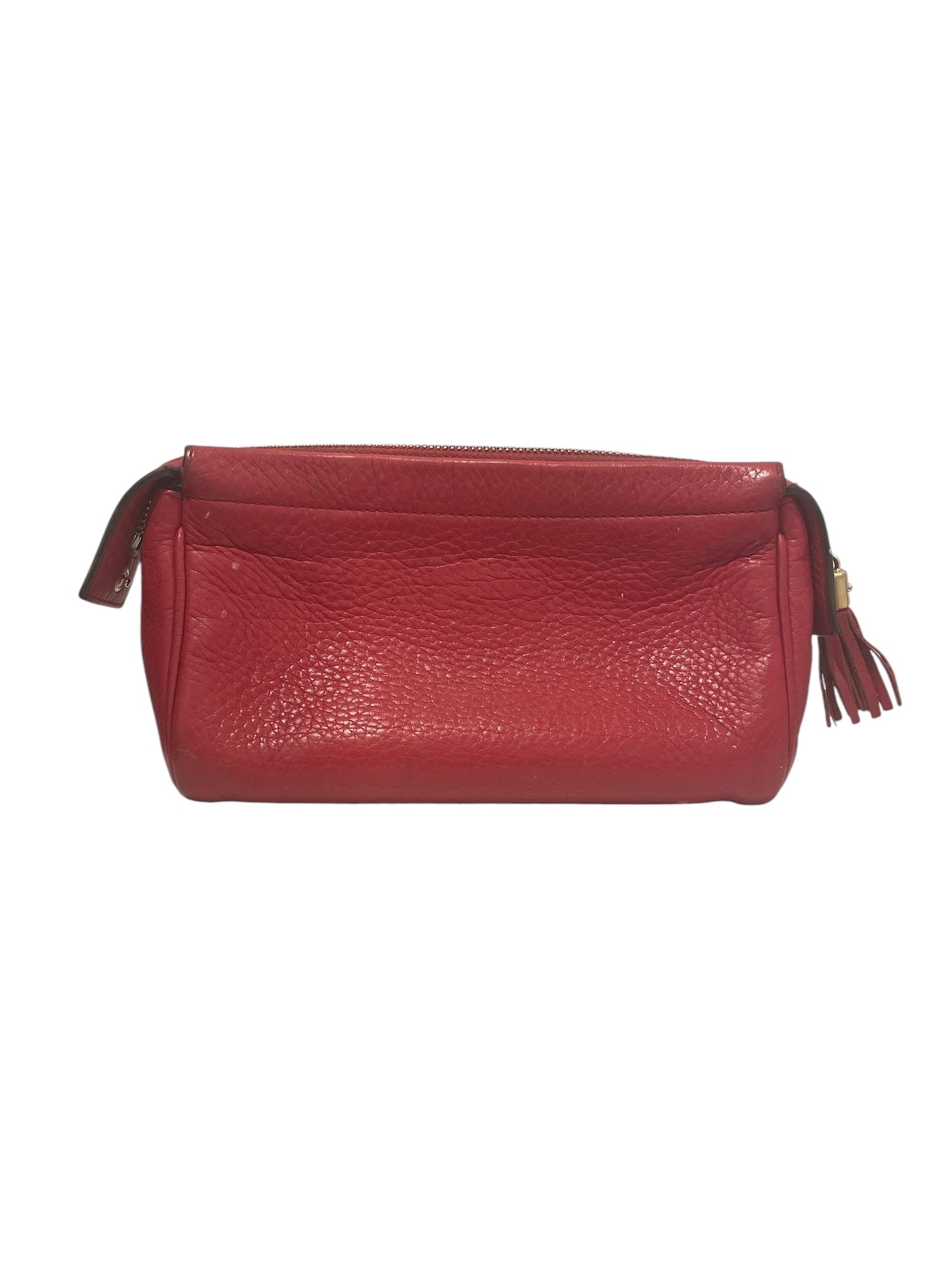 GUCCI/Pouch/Leather/RED/GG LOGO TOILETRY BAG view 2