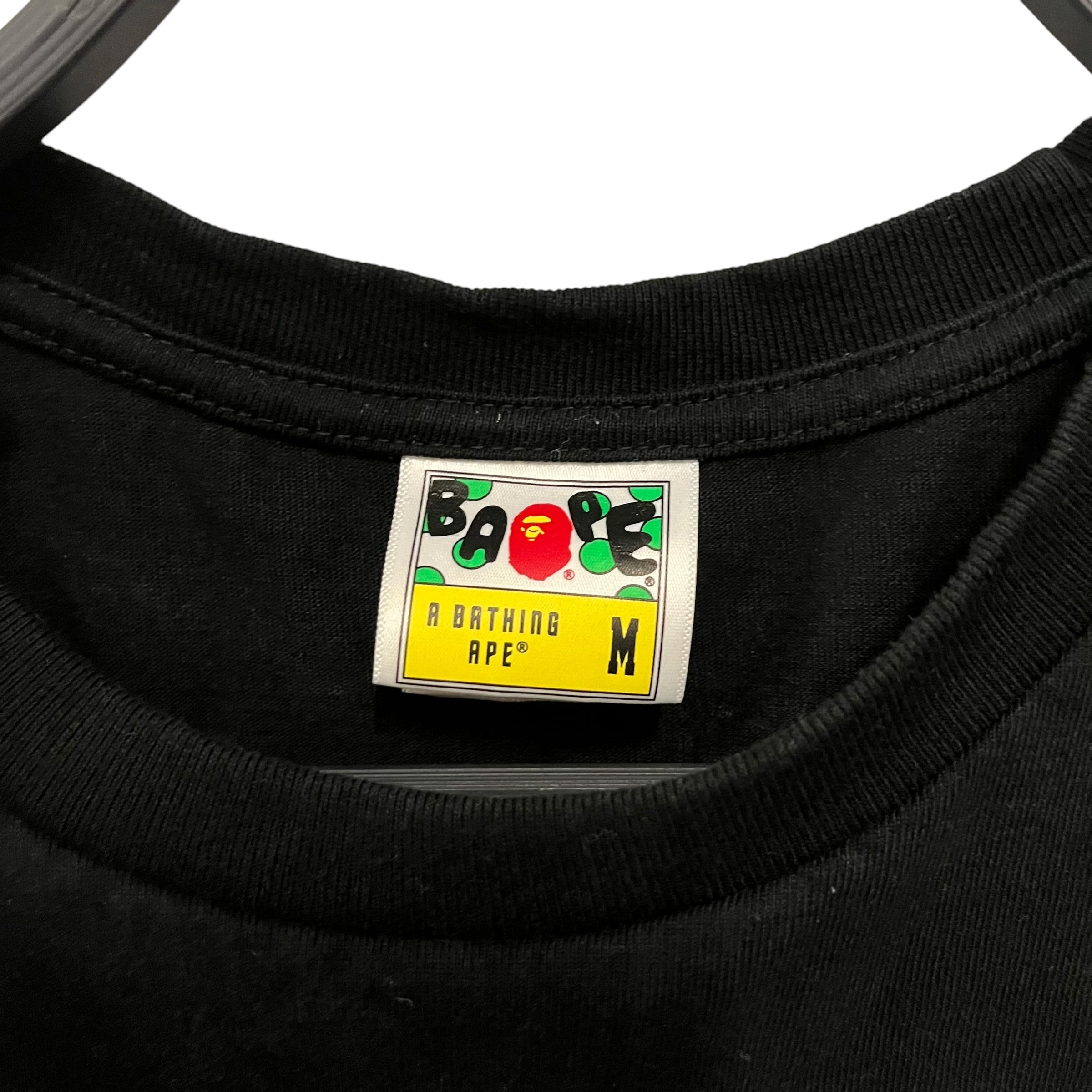 A BATHING APE/T-Shirt/M/Cotton/BLK/bape go hidden blk tee view 3