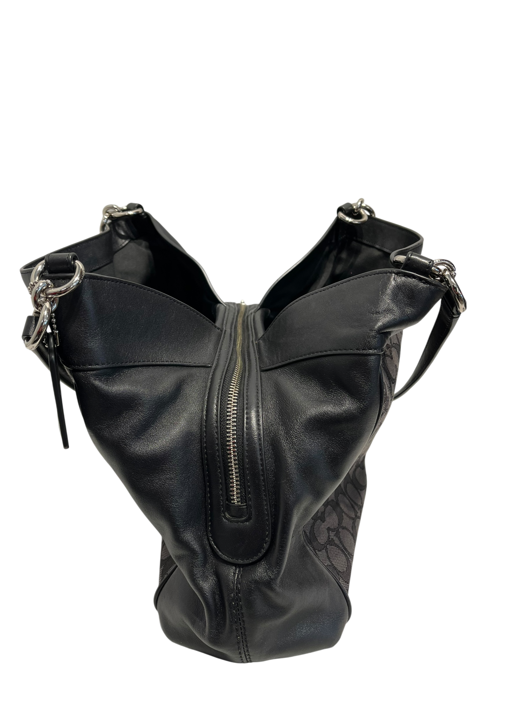 COACH/Tote Bag/Cotton/BLK/Canvas Lexy Shoulder Bag view 6