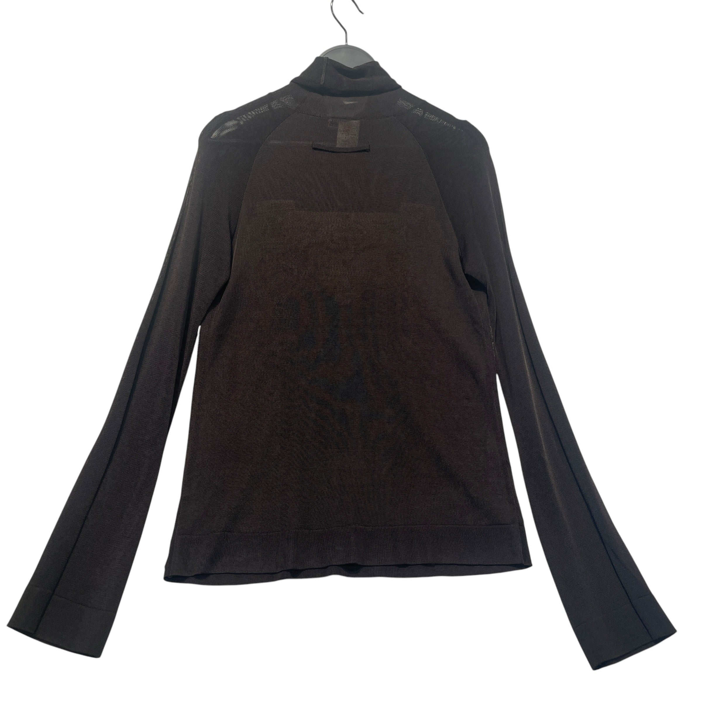 Jean Paul Gaultier/LS T-Shirt/S/Wool/BRW/Turtle Neck/All Over Print/Medallion view 2