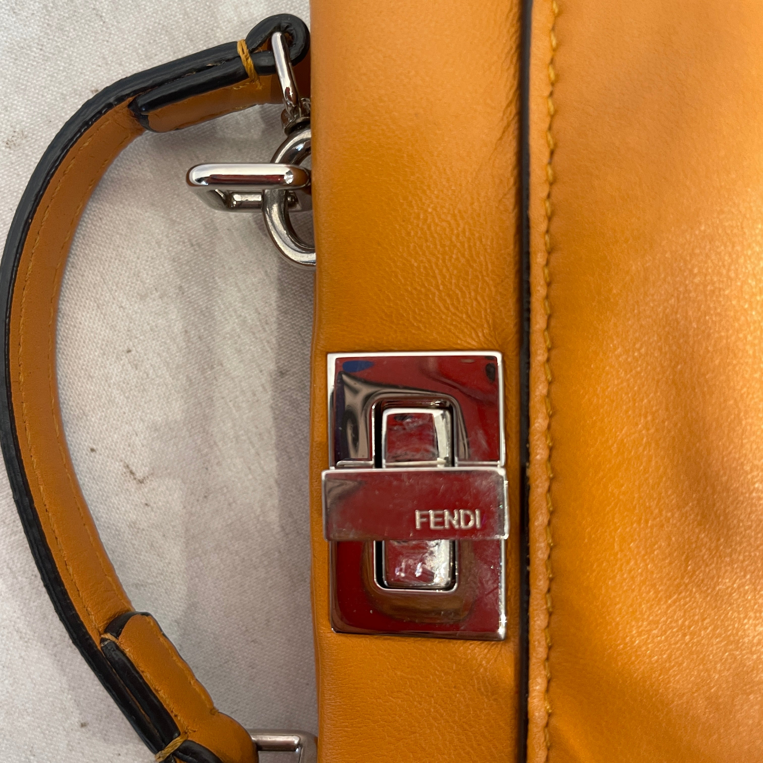 FENDI/Hand Bag/Leather/ORN/NANO PEEKABOO view 6