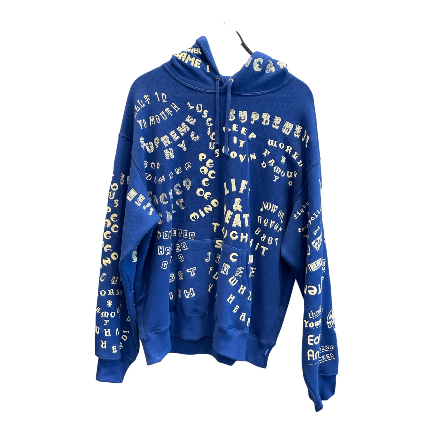 Supreme/Hoodie/L/Cotton/BLU/TOO DEADLY SUPREME HOODIE view 1