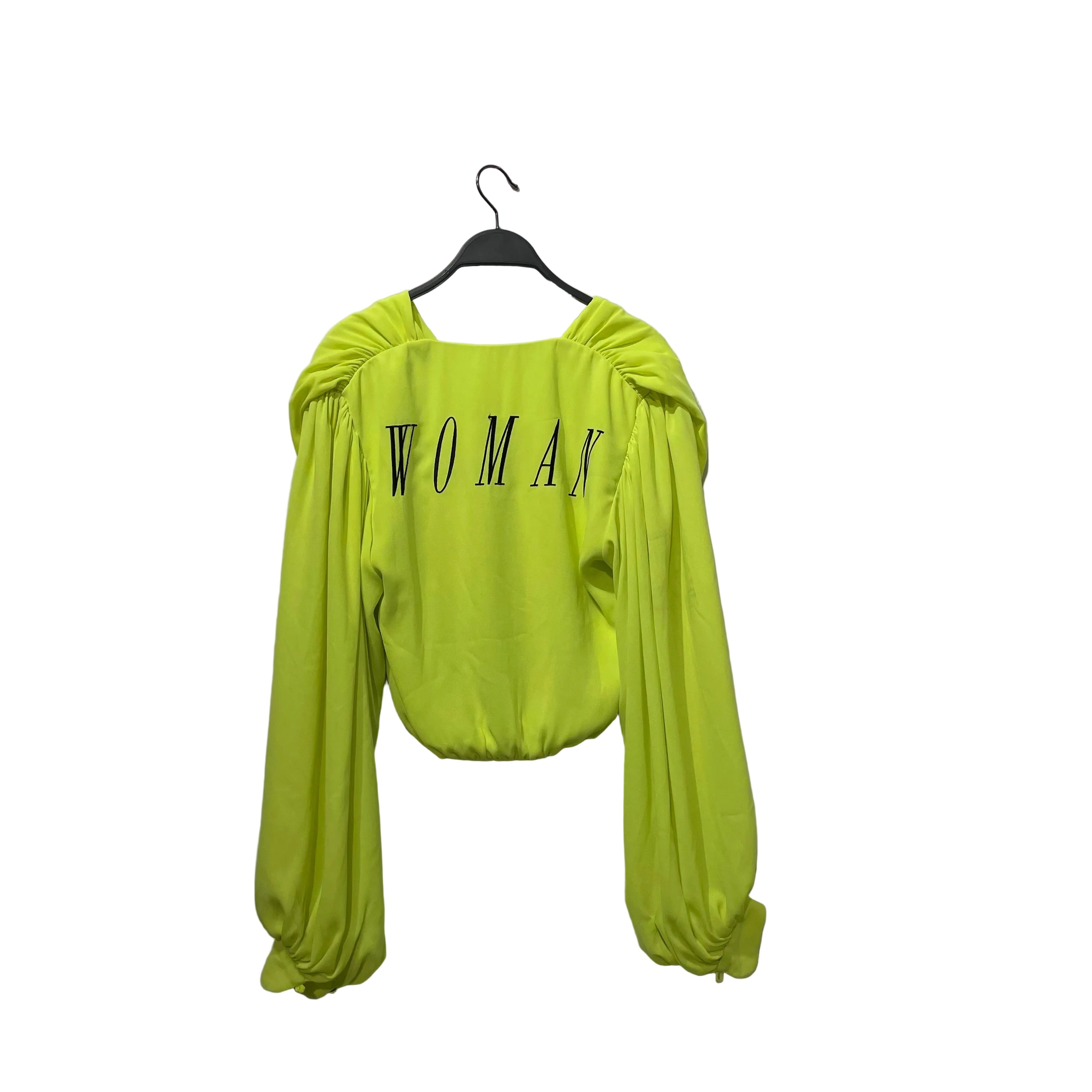 OFF-WHITE/Blouse/40/Cotton/GRN/HIGHLIGHTER GREEN view 2