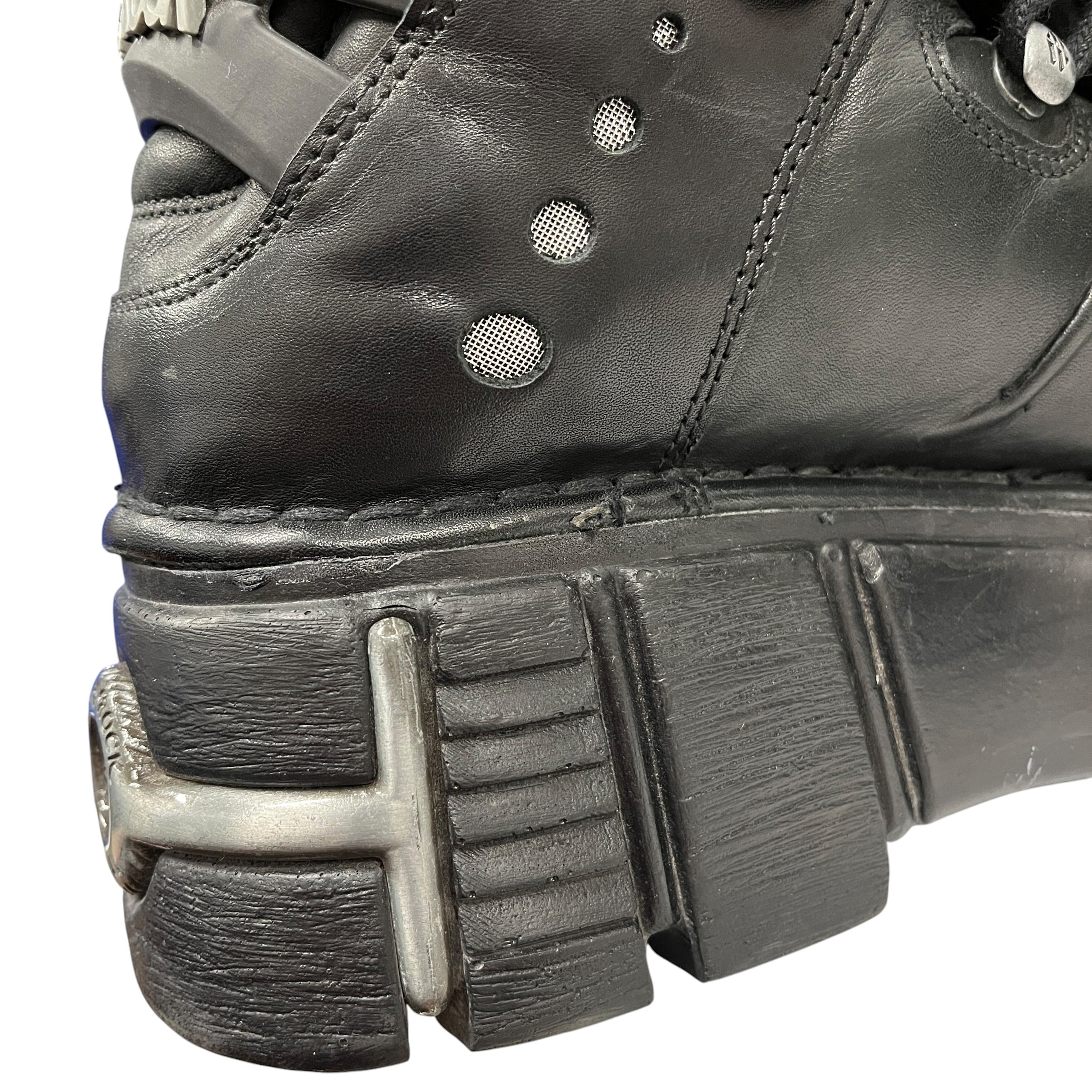 NEW ROCK/Hi-Sneakers/EU 44/Leather/BLK/106-S1 view 9