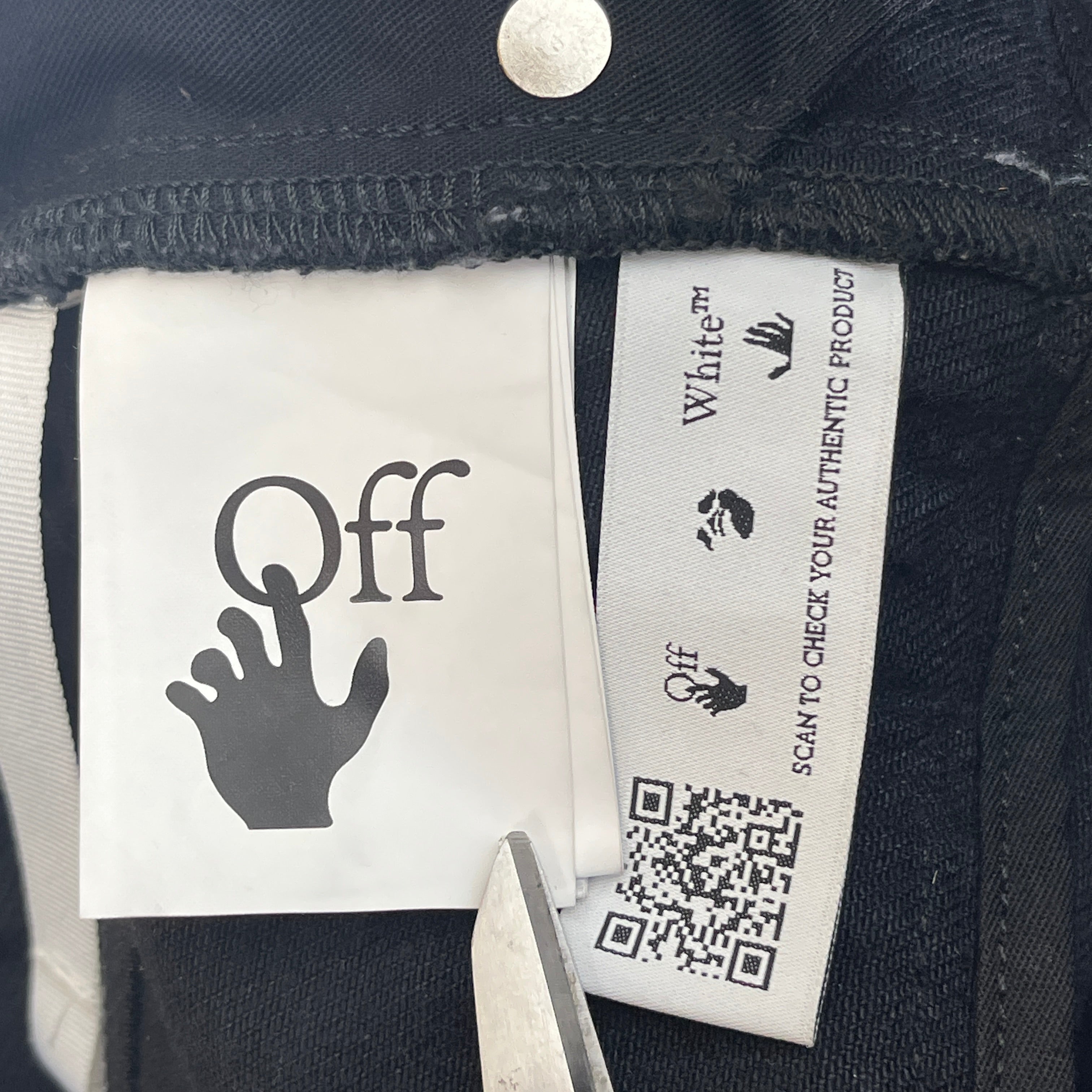 OFF-WHITE/Pants/32/Denim/BLK/ view 7