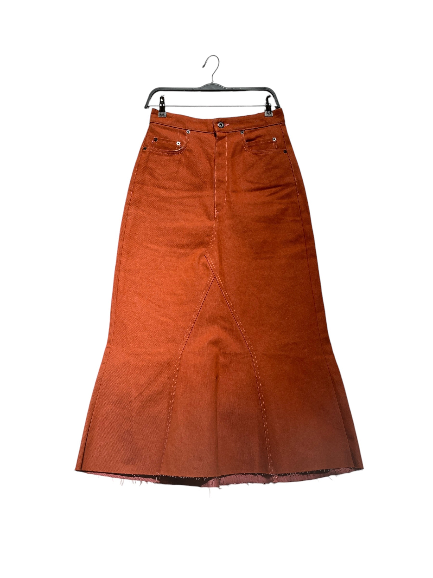 Rick Owens/Skirt/29/Cotton/ORN/BOLAN GODET view 1
