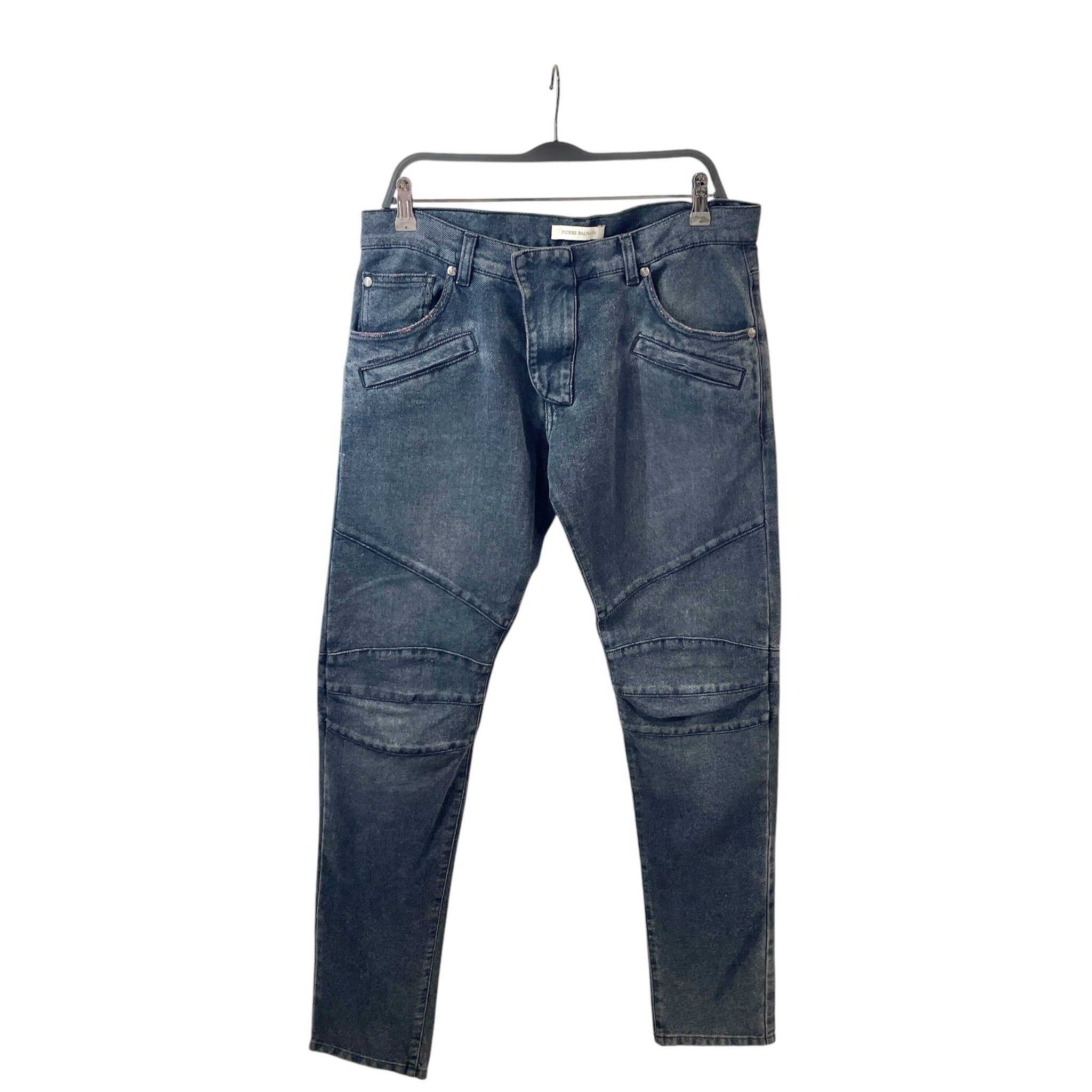 PIERRE BALMAIN/Straight Pants/33/Denim/NVY/HP5356J/ K361 view 1