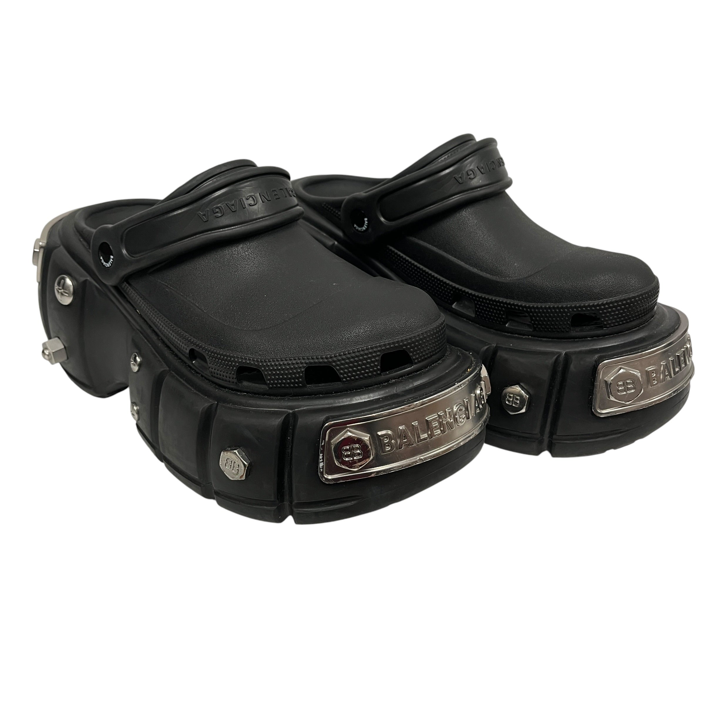 BALENCIAGA/Shoes/EU 41/BLK/Hard Crocs view 1
