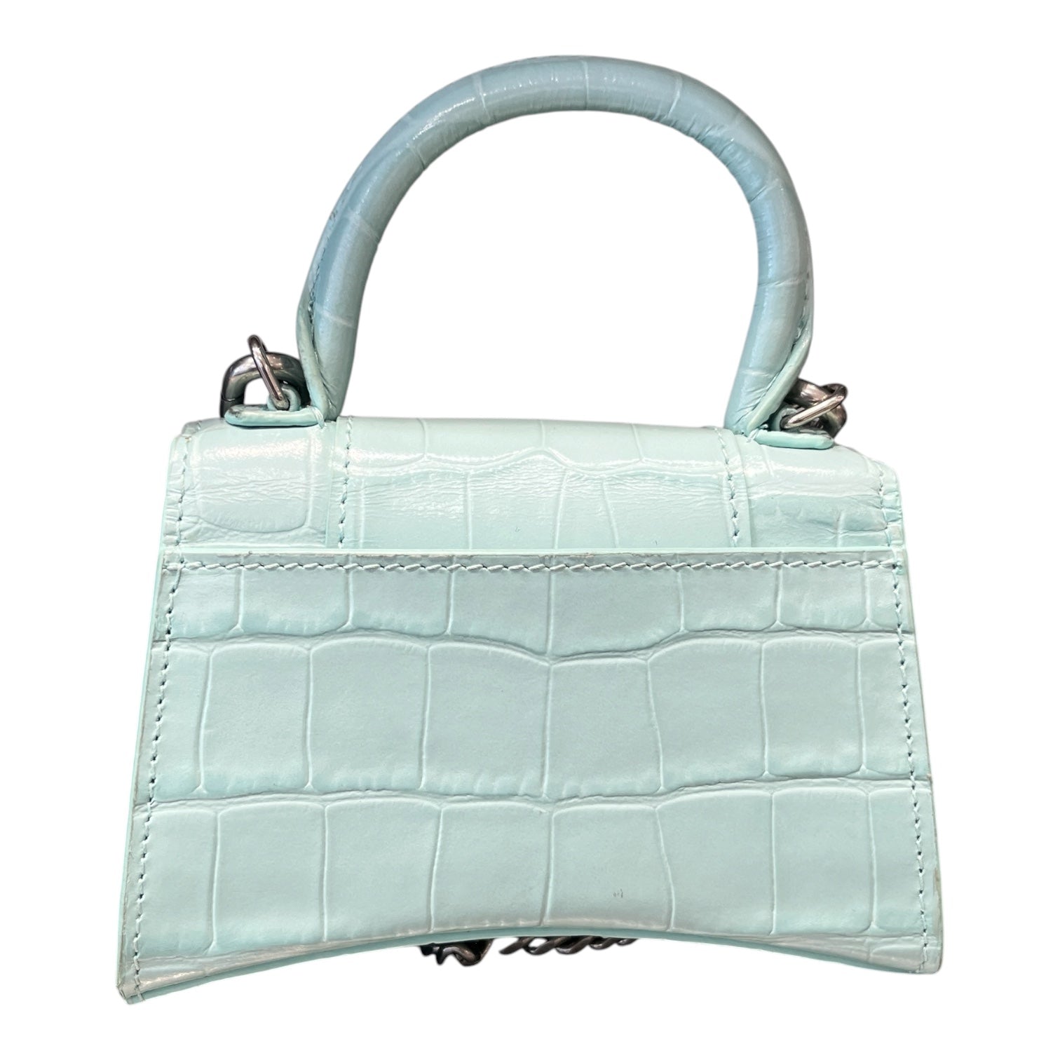 BALENCIAGA/Cross Body Bag/Leather/BLU/Hourglass XS view 2