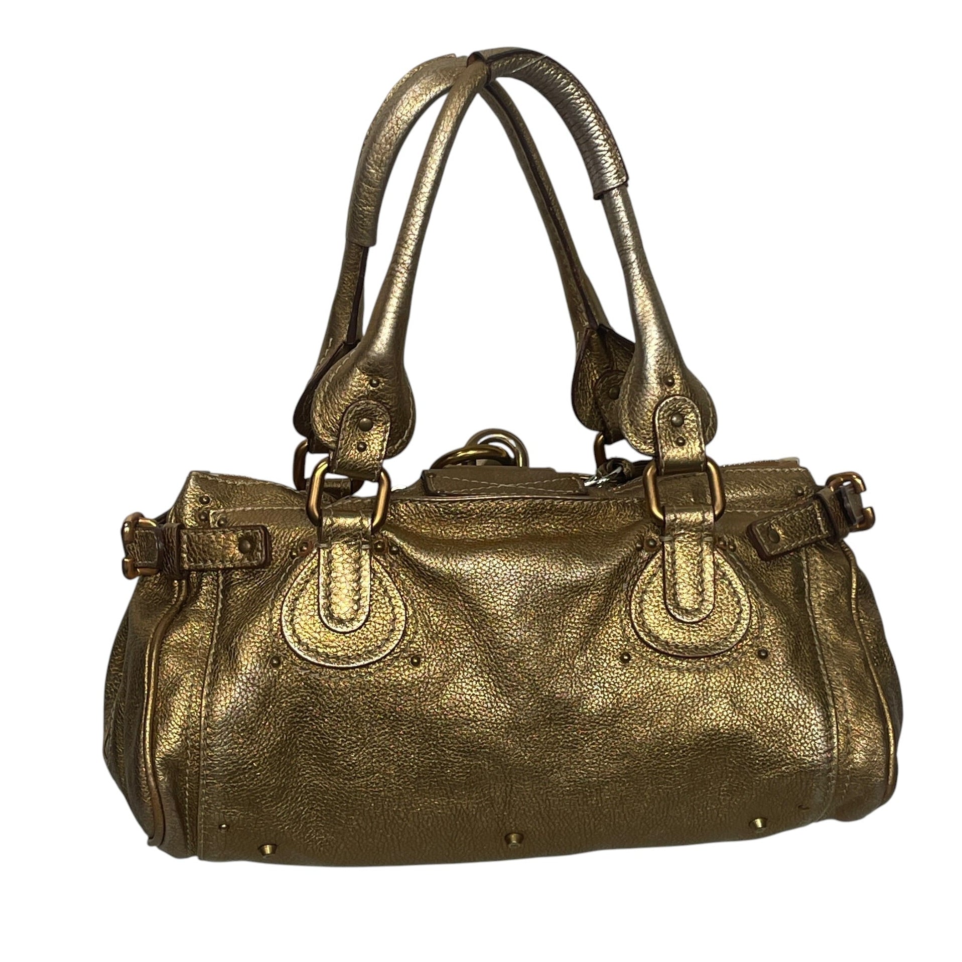 Chloe/Bag/Leather/GLD/PADDINGTON/GOLD ALLOVER view 2