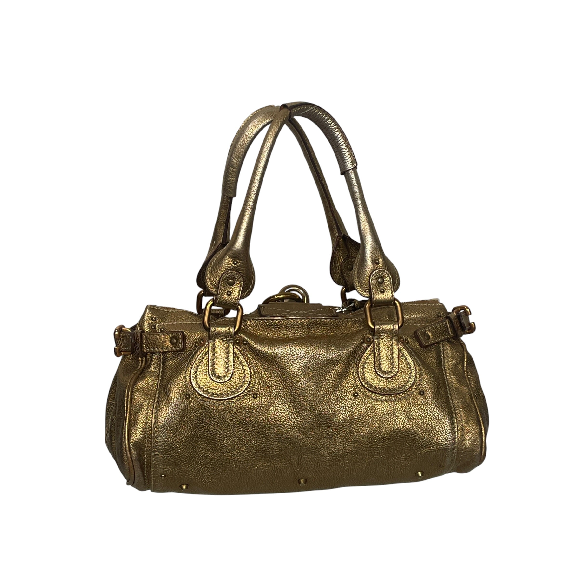 Chloe/Bag/Leather/GLD/PADDINGTON/GOLD ALLOVER view 6