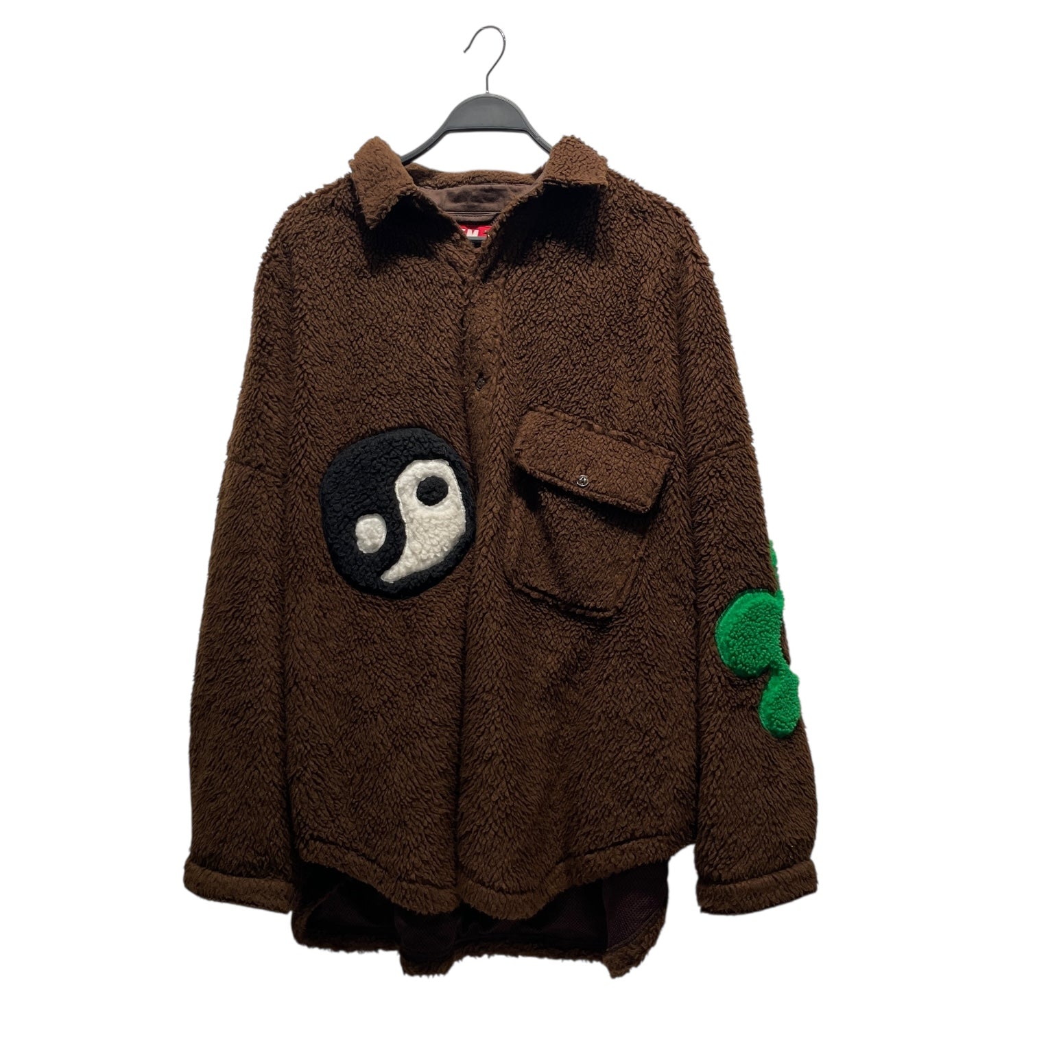 CACTUS PLANT FLEA MARKET/Quilted Jkt/L/Cotton/BRW/All Over Print/PEACE EMBROIDERY view 1