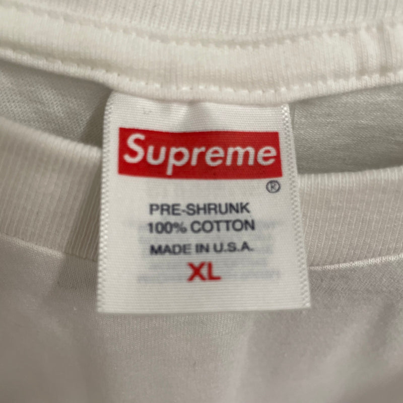 Supreme/T-Shirt/XL/Cotton/WHT/korea bogo