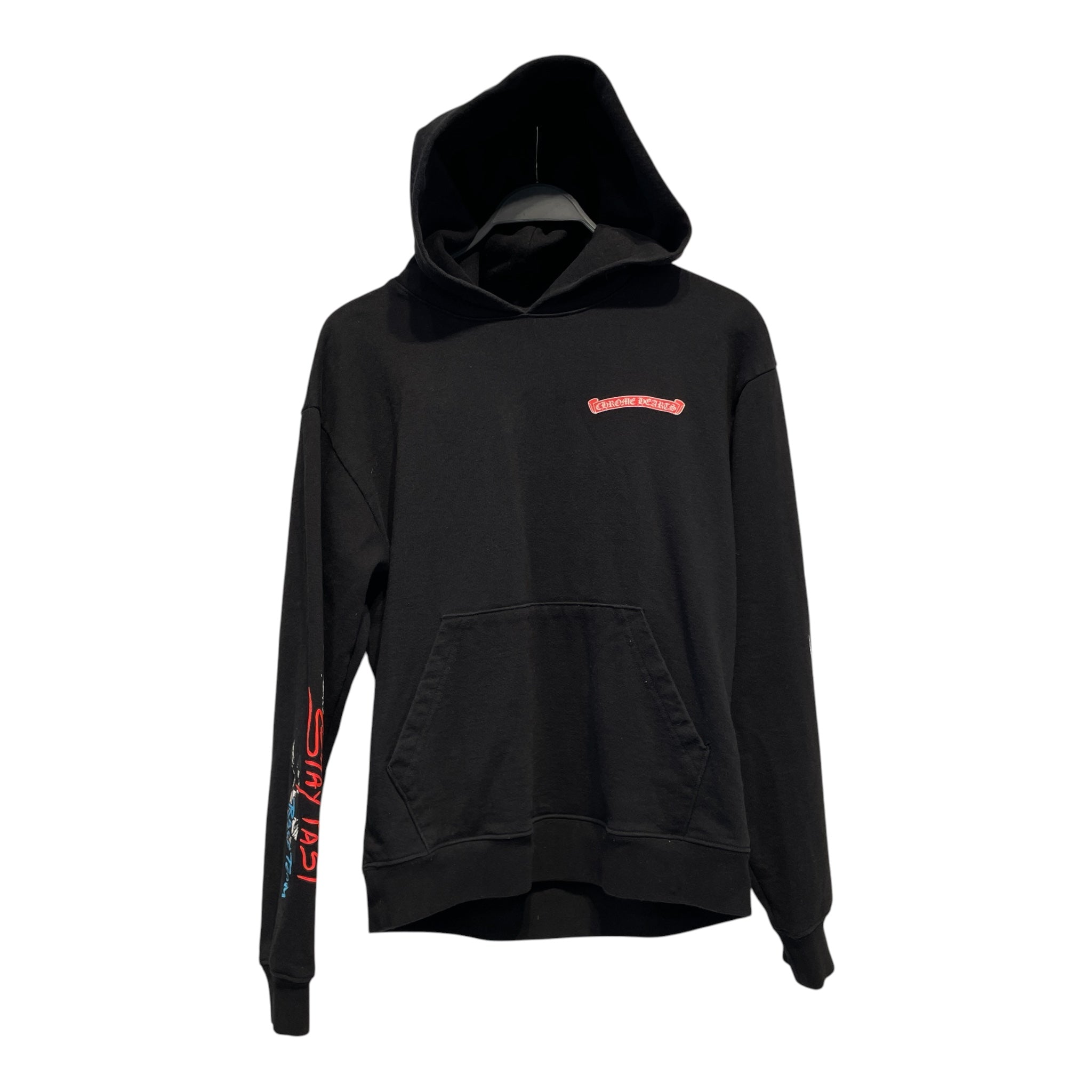 CHROME HEARTS/Hoodie/M/Cotton/BLK/Oversize/031-090316 view 1