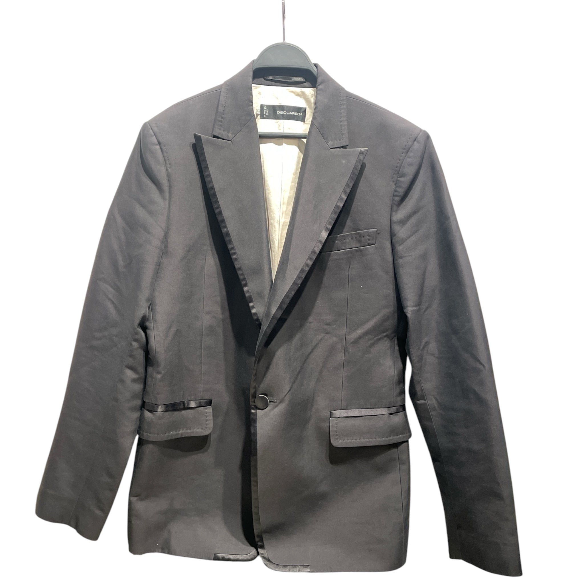 DSQUARED2/Tailored Jkt/52/BLK/One Button Blazer view 1