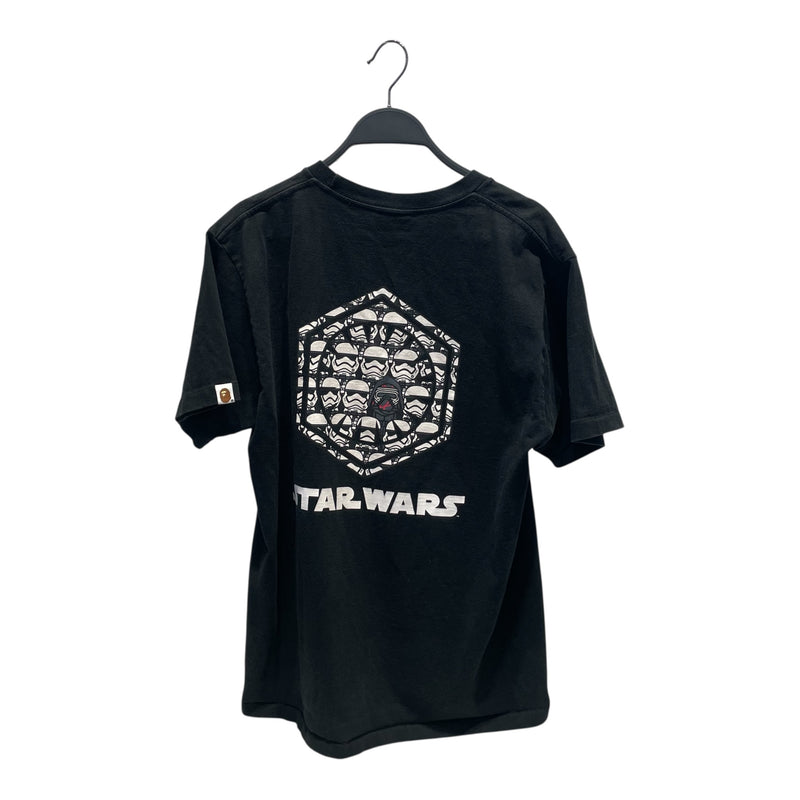 A BATHING APE/T-Shirt/M/Cotton/BLK/STAR WARS FIRST