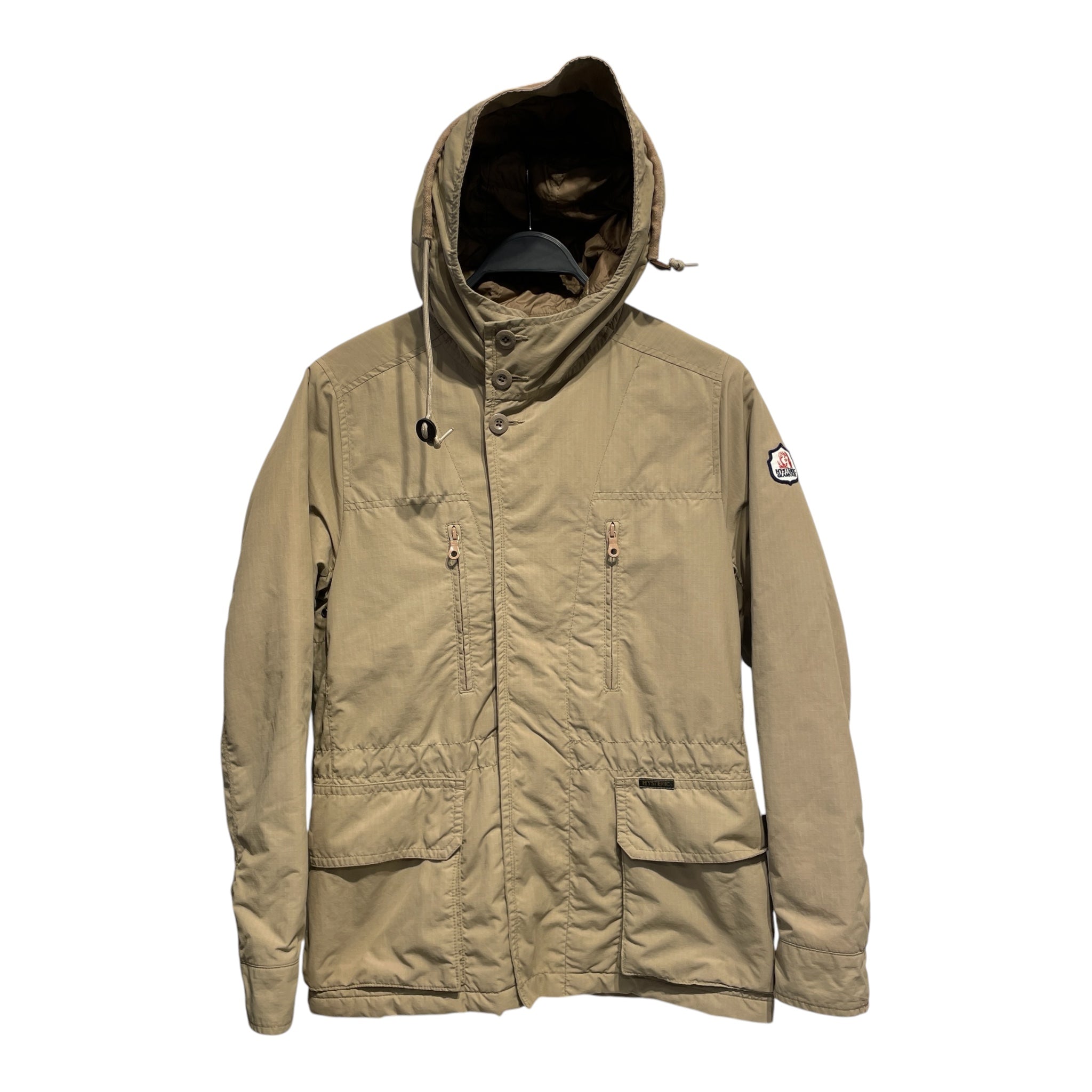 HYSTERIC GLAMOUR/Windbreaker/S/Nylon/BEG/sleeve shield patch view 1
