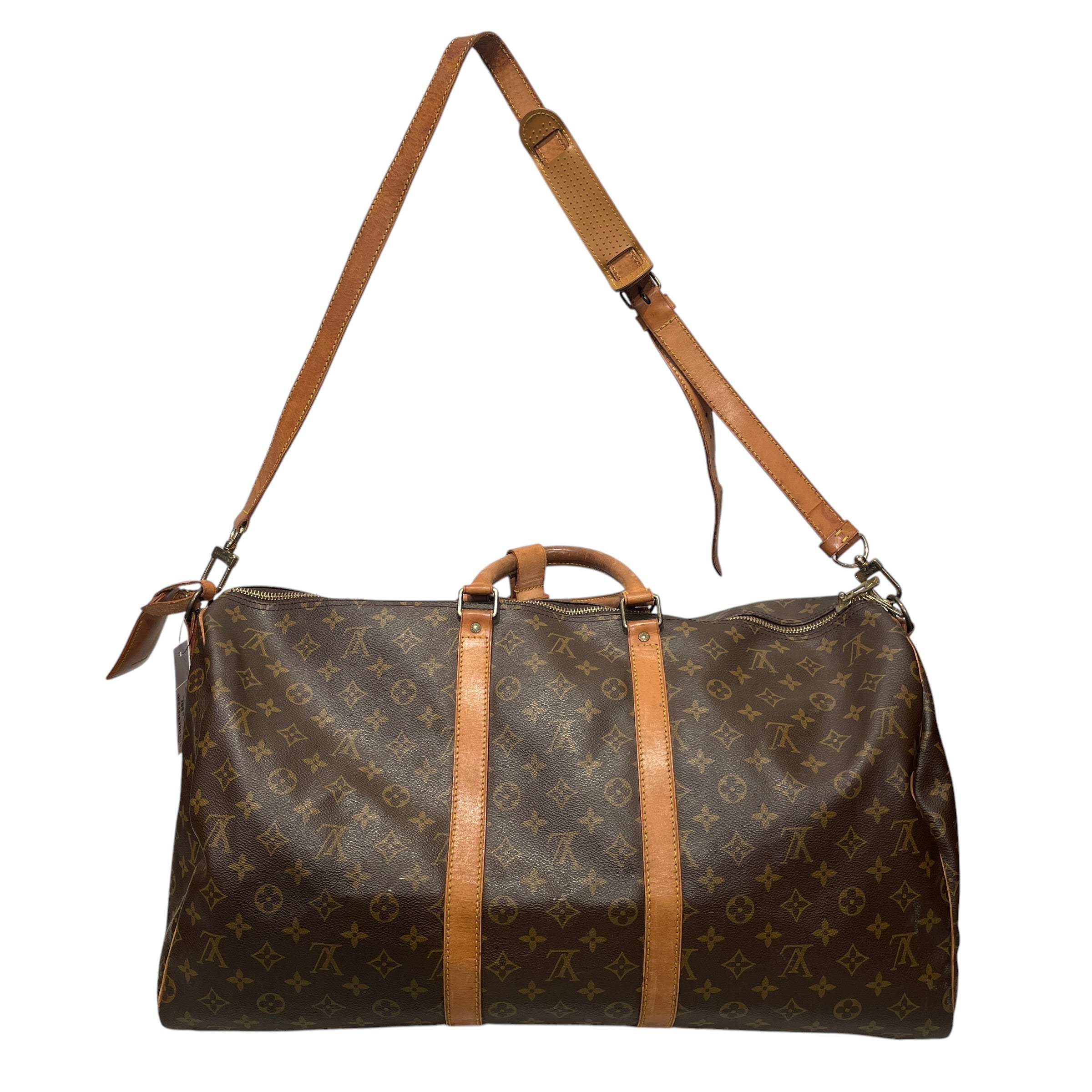 LOUIS VUITTON/Bag/Monogram/Leather/BRW/KEEPALL BANDOULIERE 60 view 2