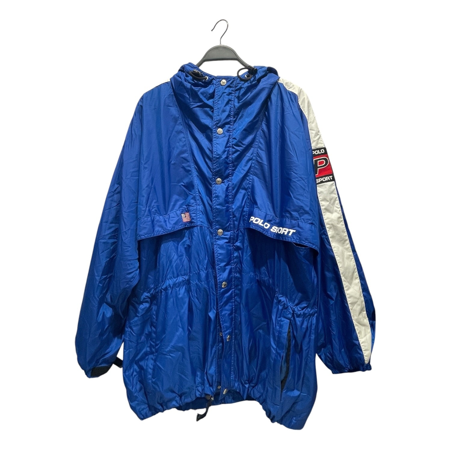 POLO SPORT/Windbreaker/XL/Nylon/BLU/Vintage 1990s Windbreaker view 2