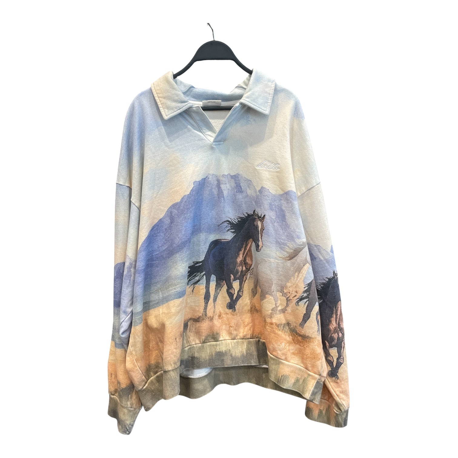 KITH/Sweatshirt/XXL/All Over Print/Cotton/MLT/HORSEPRINT / EMBROIDERED LOGO view 1
