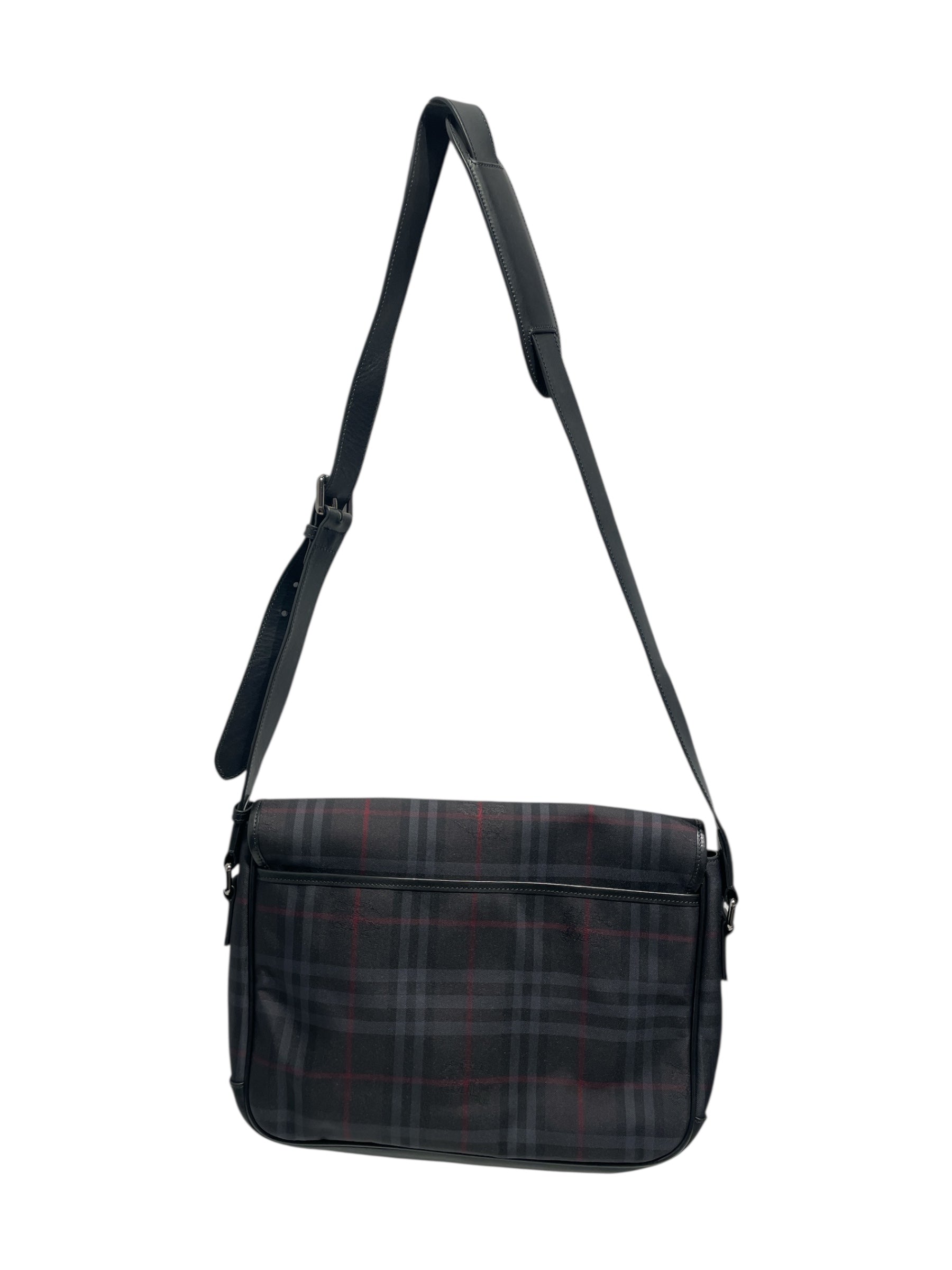 BURBERRY/Cross Body Bag/Plaid/BLK/ view 2