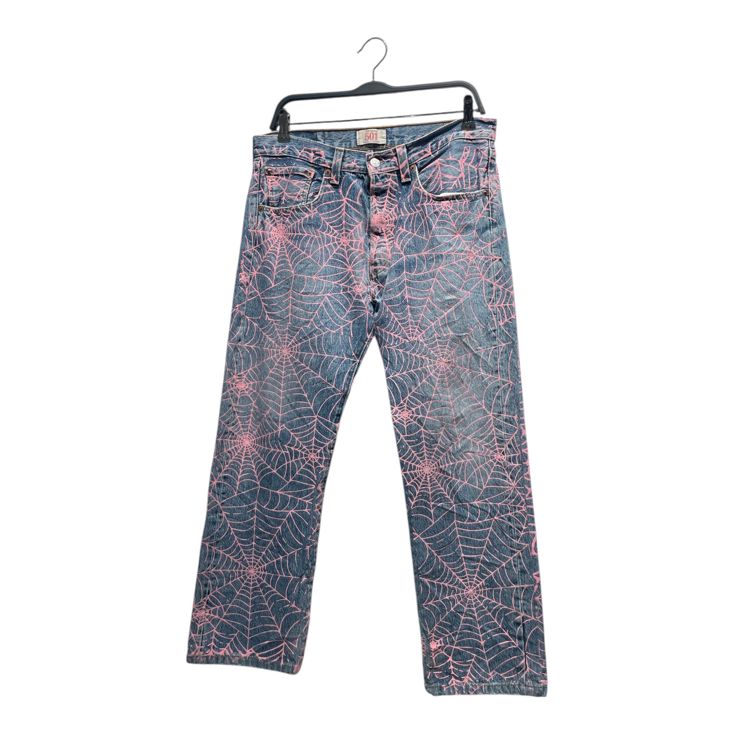 Sp5der/Levi's/Straight Pants/32/Denim/BLU/All Over Print/ view 1