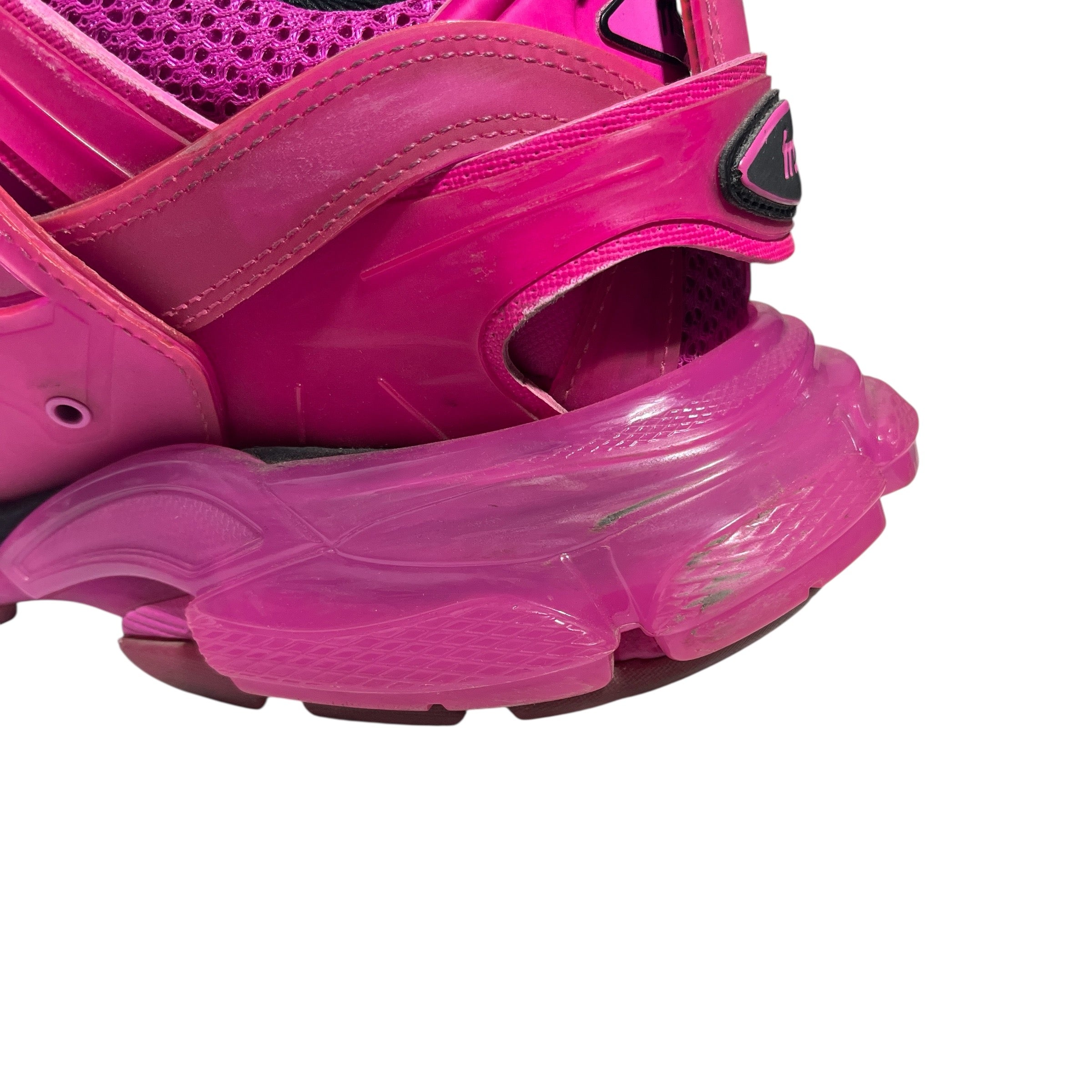 BALENCIAGA/Low-Sneakers/US 12/Cotton/PNK/TRACK CLEAR SOLE DARK PINK view 7