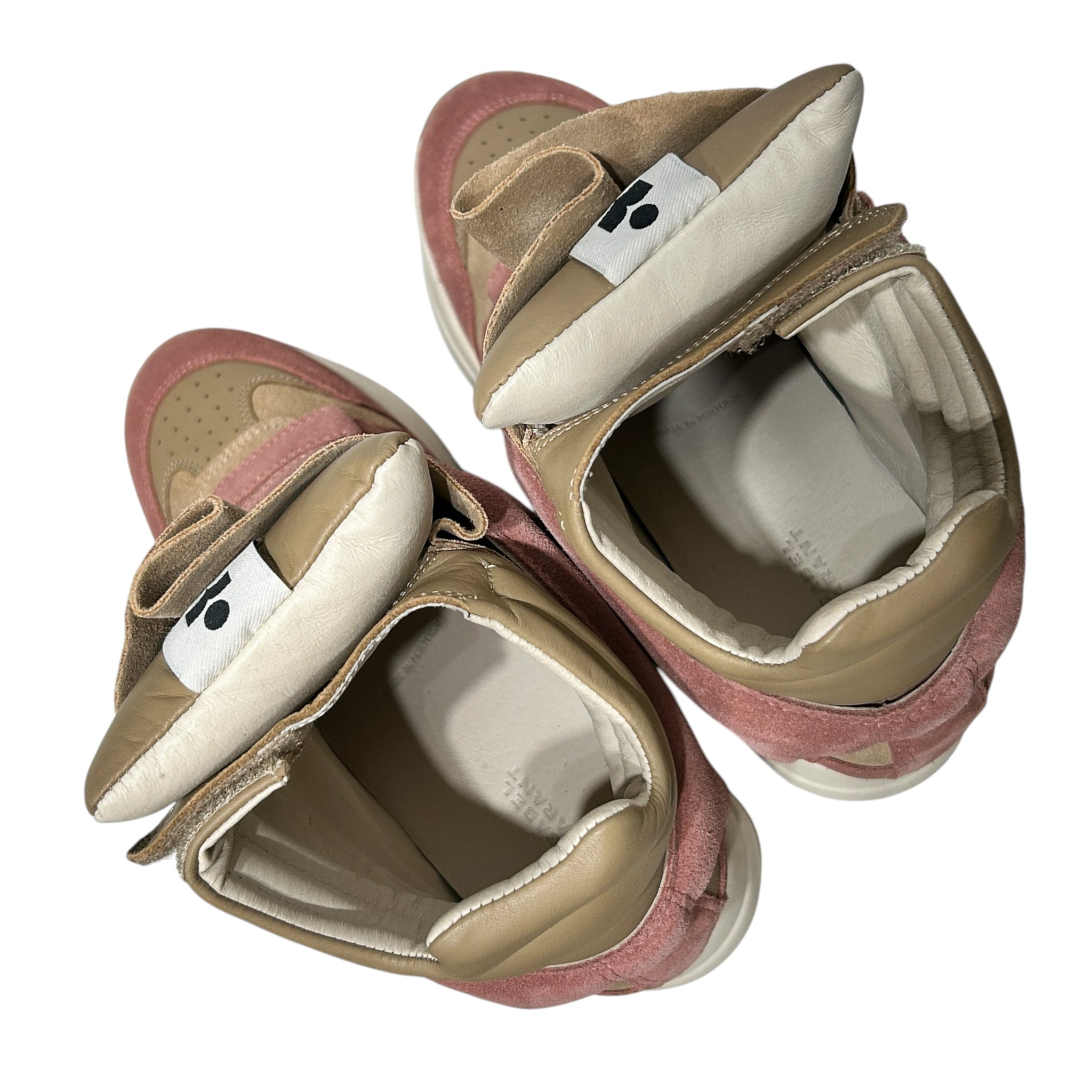 ISABEL MARANT/Hi-Sneakers/EU 40/Leather/BEG/wedge sneaker view 3