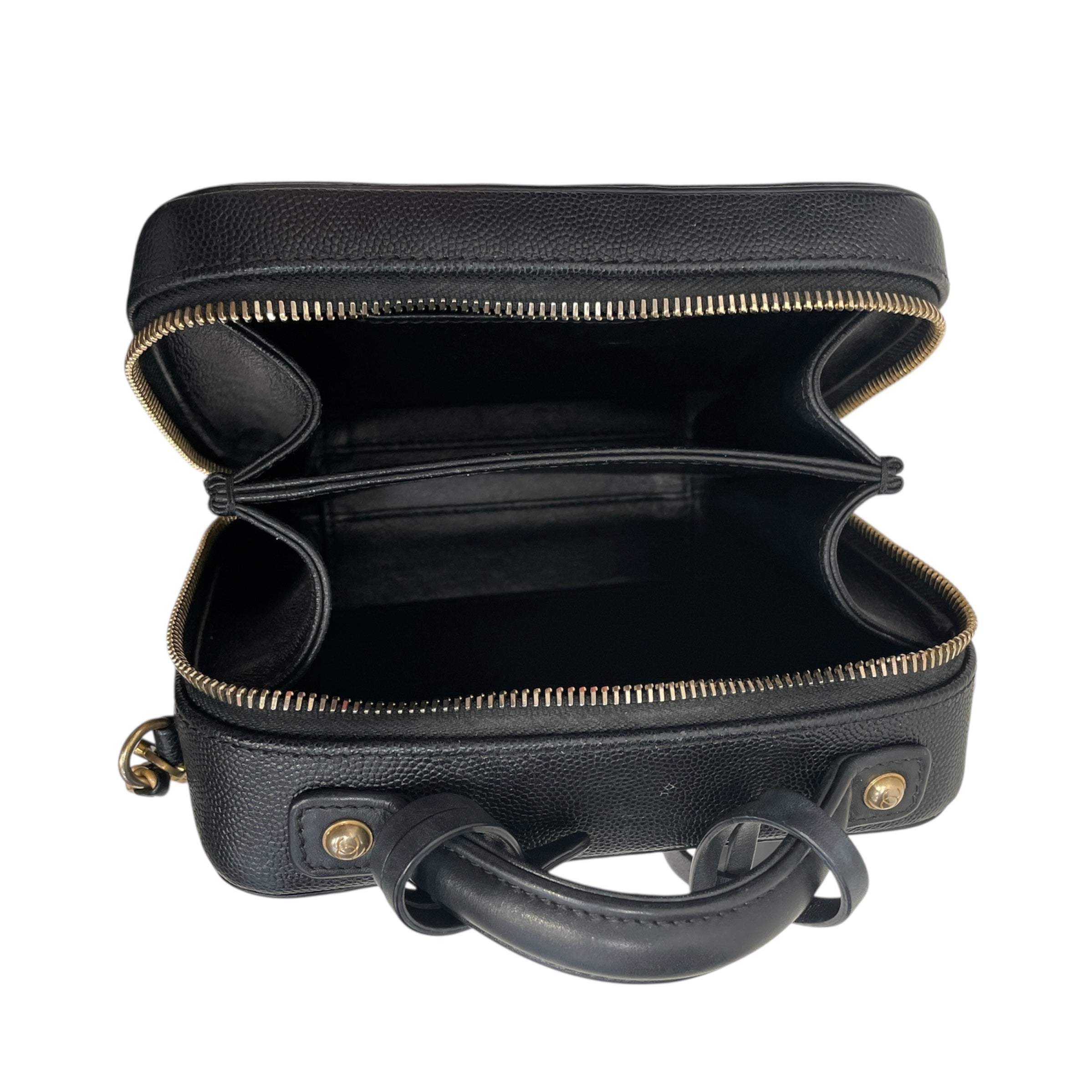 CHANEL/Cross Body Bag/Leather/BLK/25138809 QUILT CAVIAR FILIGREE view 4