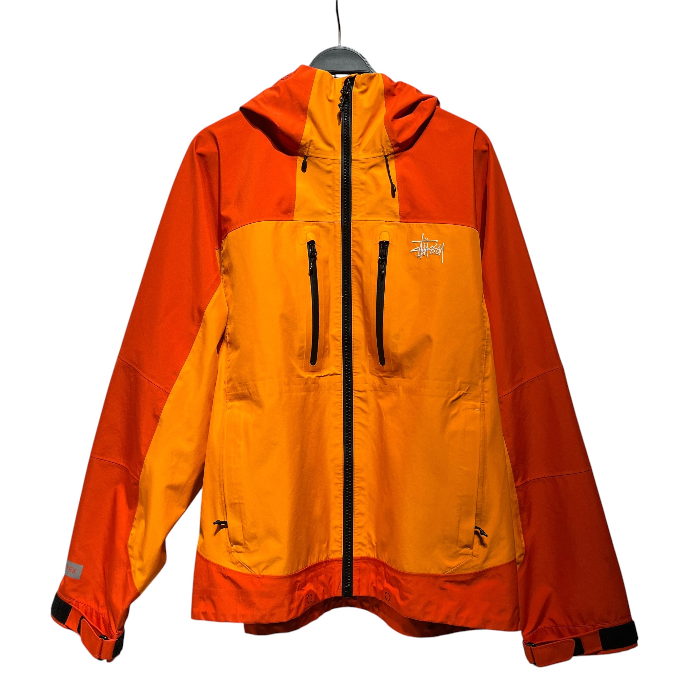 STUSSY/Windbreaker/XL/Nylon/ORN/Goretex Hooded Shell Zip view 1