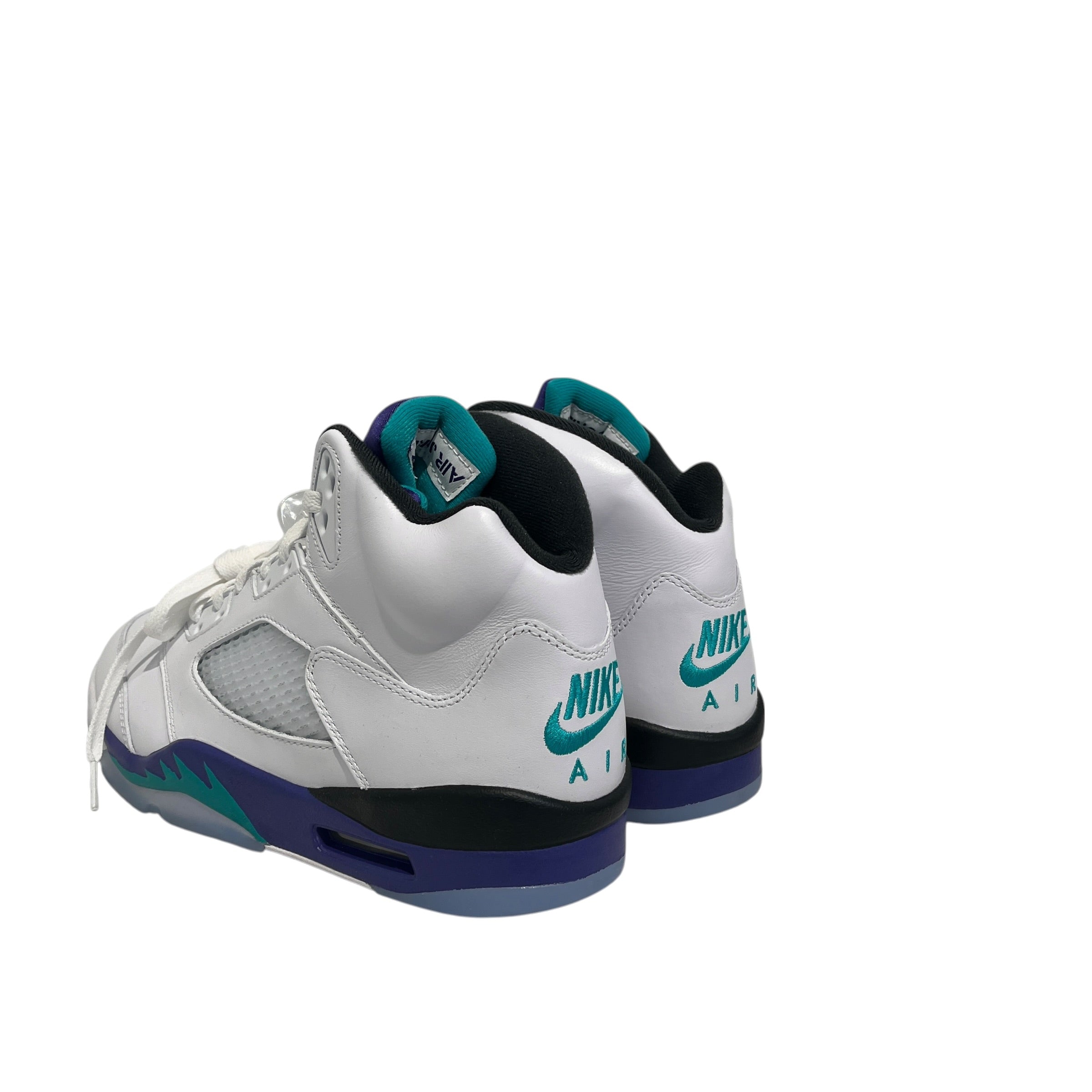 JORDAN BRAND/Hi-Sneakers/US 10.5/Leather/WHT/grape 5s 2025 view 2