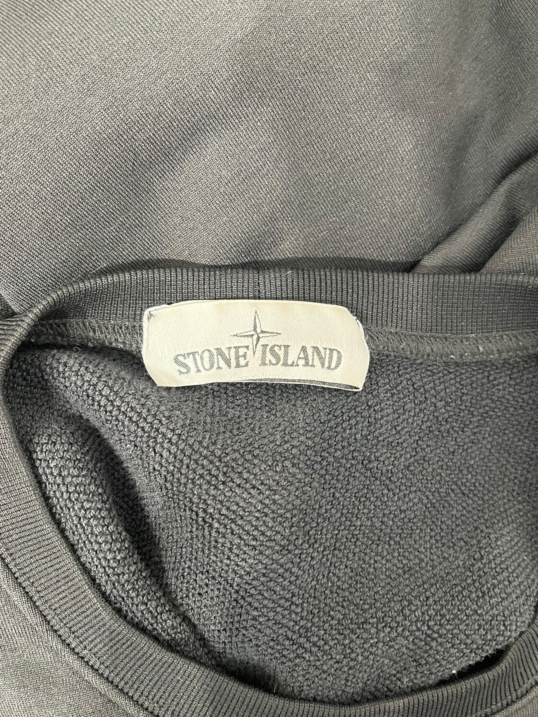 STONE ISLAND/Sweatshirt/M/Cotton/BLK/PATCH POCKET SWEATSHIRT view 3